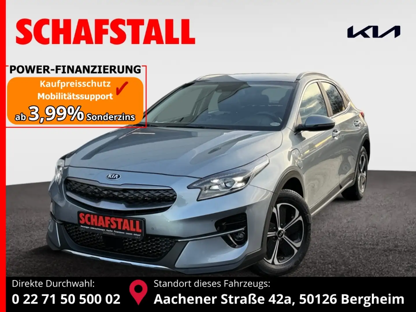 Kia XCeed 1.6 GDI PHEV SPIRIT NAVI TECHNIK-PAKET Silber - 1