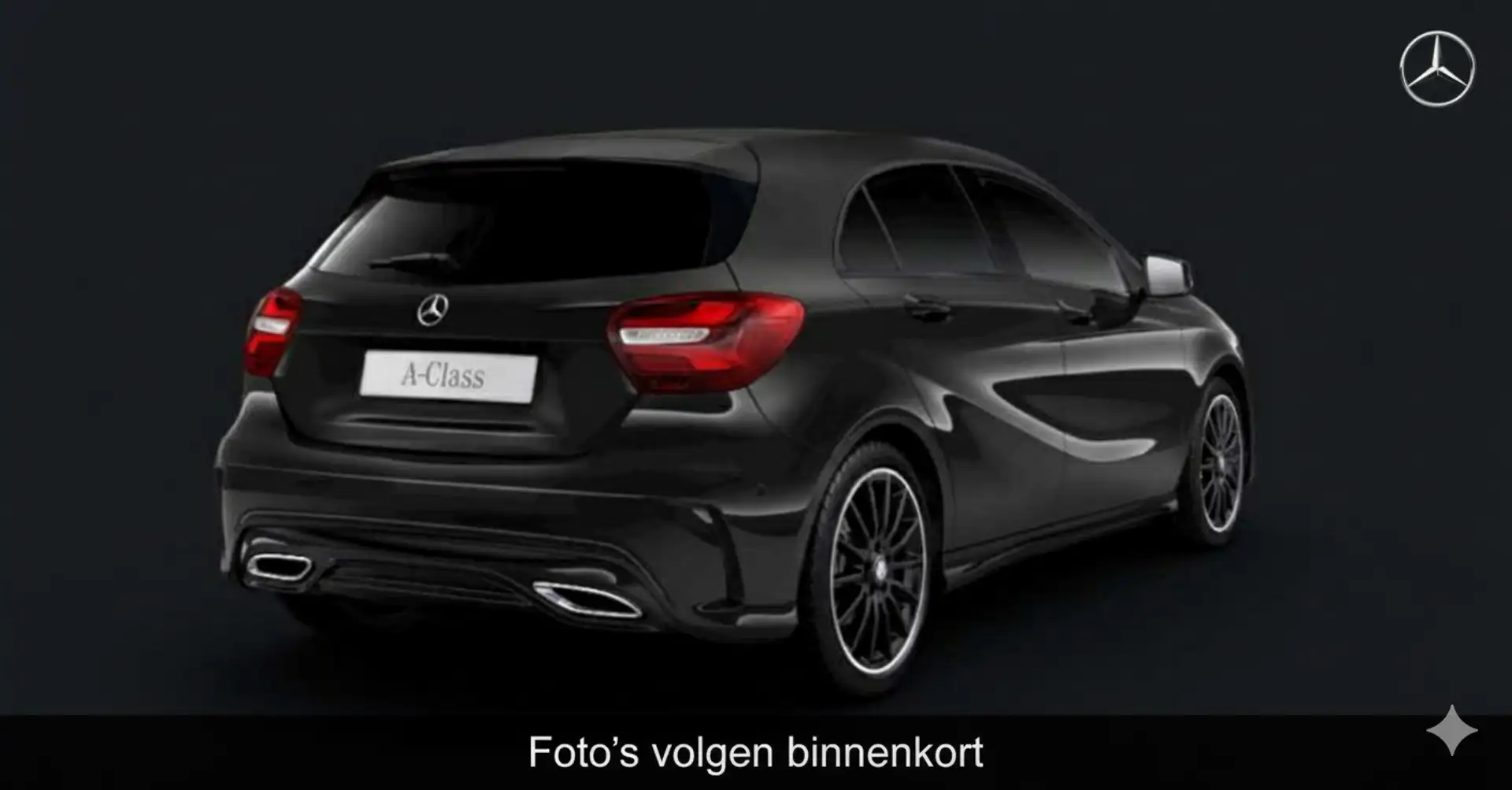 Mercedes-Benz A 160 Ambition|NAP|AMG-pakket|Night pakket|1ste Eigenaar Noir - 2