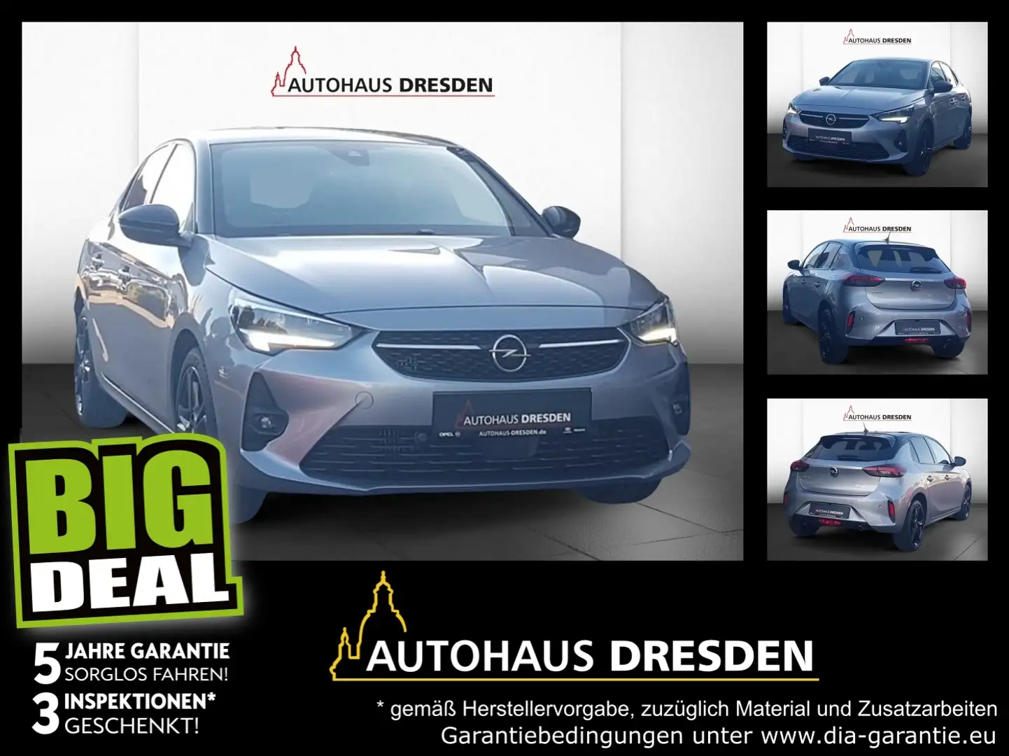 Opel Corsa F 1.2 Turbo GS *MATRIX*DAB*SHZ*PDC*KAM* Argent - 1
