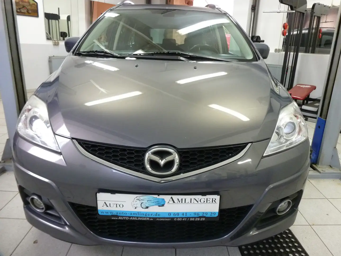 Mazda 5 1.8 Exclusiv1.Hand Scheckheft24Mo.Garantie TOP Gris - 2