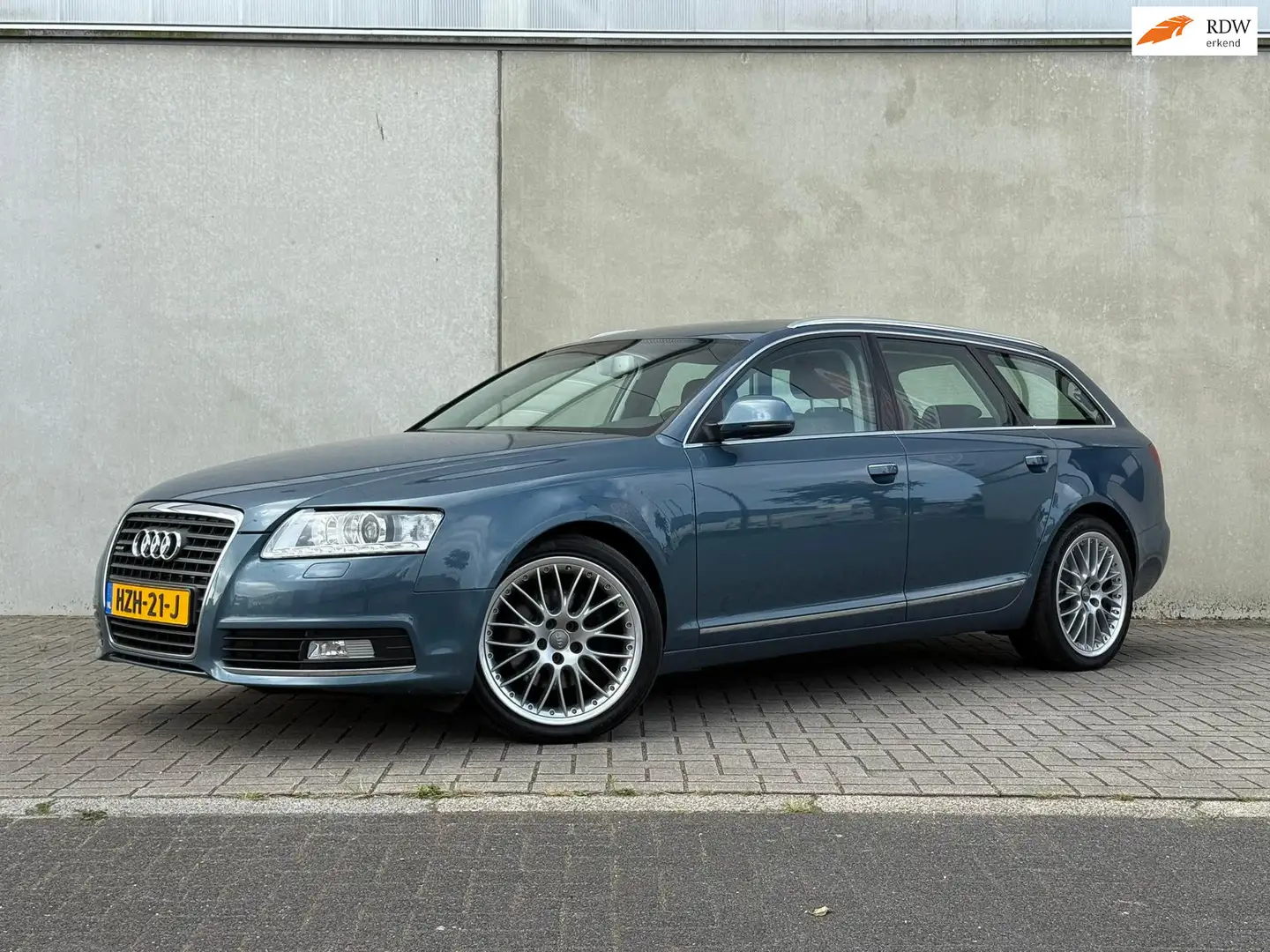 Audi A6 AUDI 2.8 FSI Quattro Highline, Alcantara, 19 inch Blauw - 1