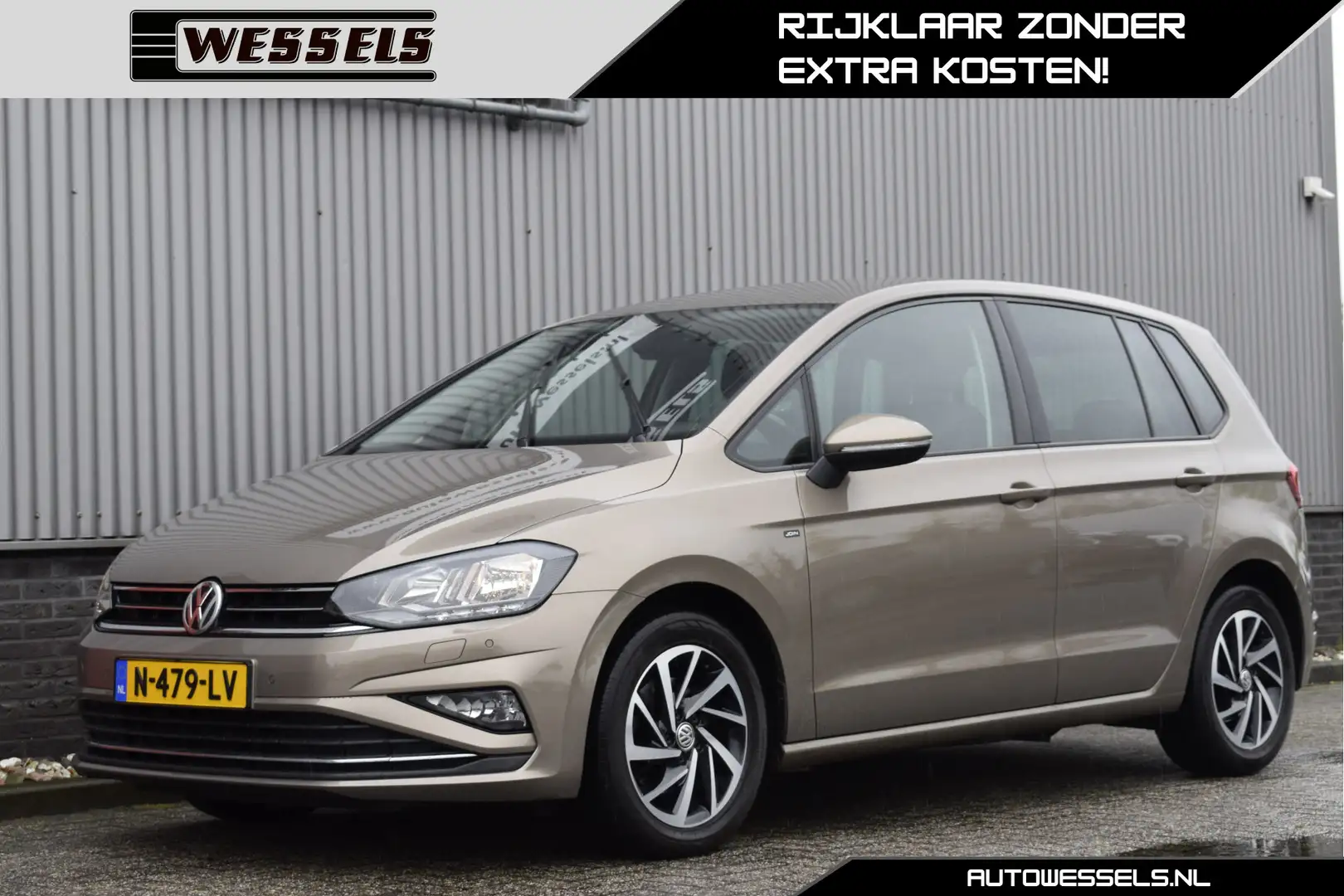 Volkswagen Golf Sportsvan 1.5 TSI ACT Comfortline Adaptive cruise, Stoelverw Бежевый  - 1
