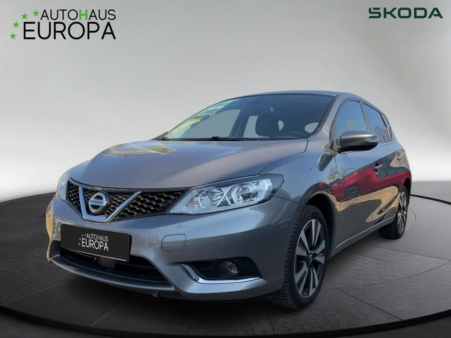 Nissan Pulsar 1.2 DIG-T N-Connecta Navi KlimaA Kam360 PDC Teille Gris - 1
