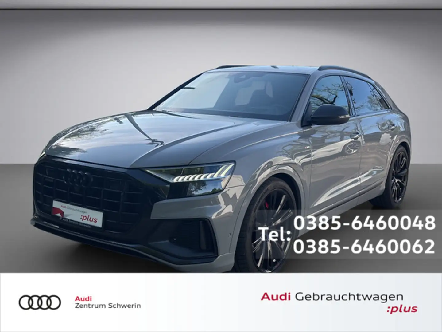 Audi Q8 50 3.0 TDI quattro competition plus 360° Grau - 1
