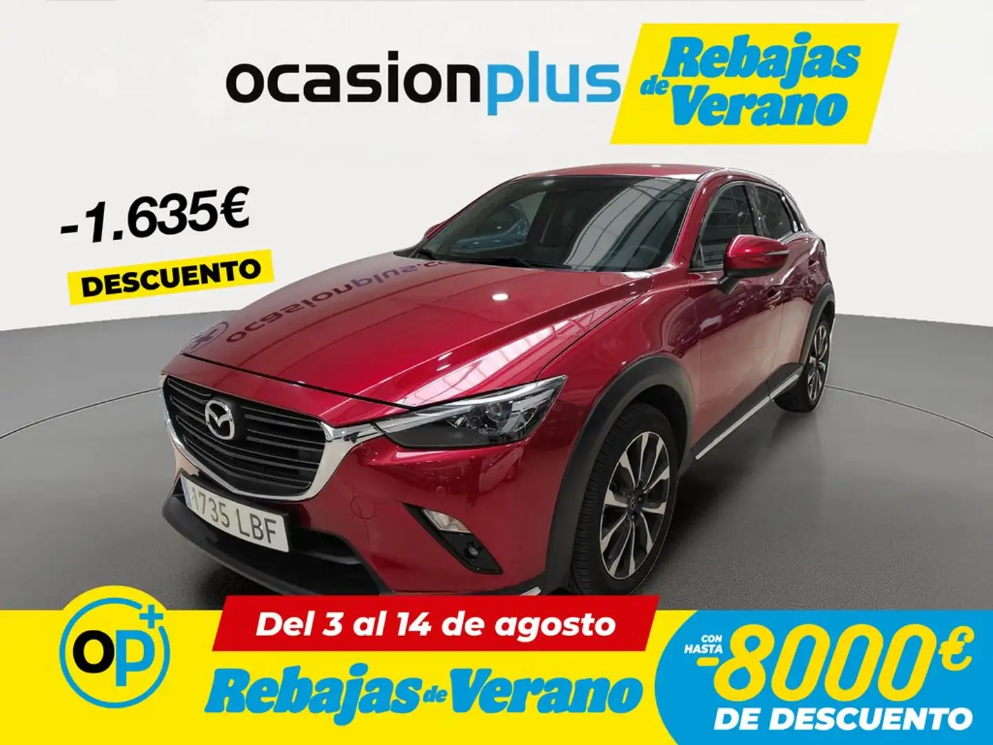Mazda CX-3 2.0 Skyactiv-G Zenith 2WD Aut. 89kW Rojo - 1