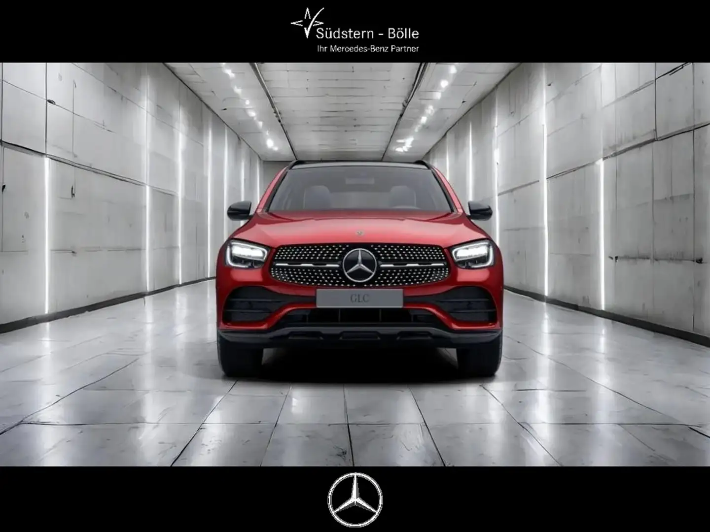 Mercedes-Benz GLC 300 de 4M AMG+PANO+AHK+NIGHTP.+DISTRONIOC Rouge - 2