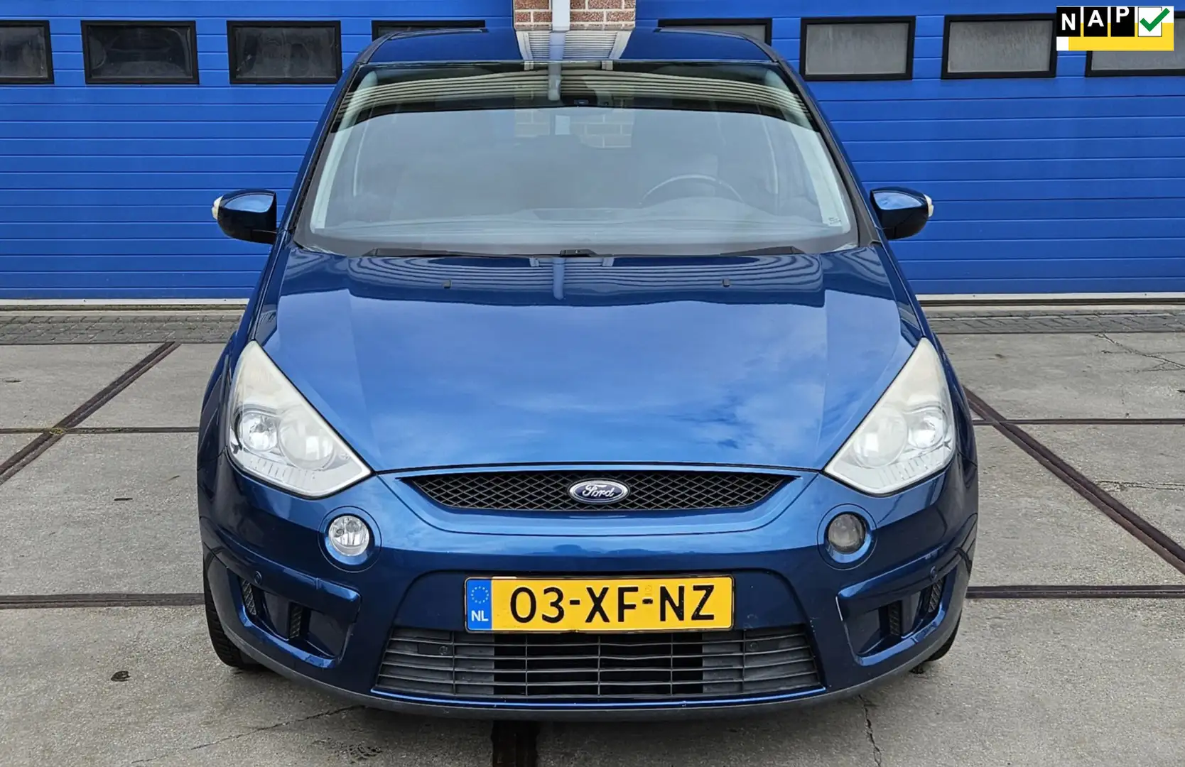 Ford S-Max 2.0-16V *airco* Blauw - 1