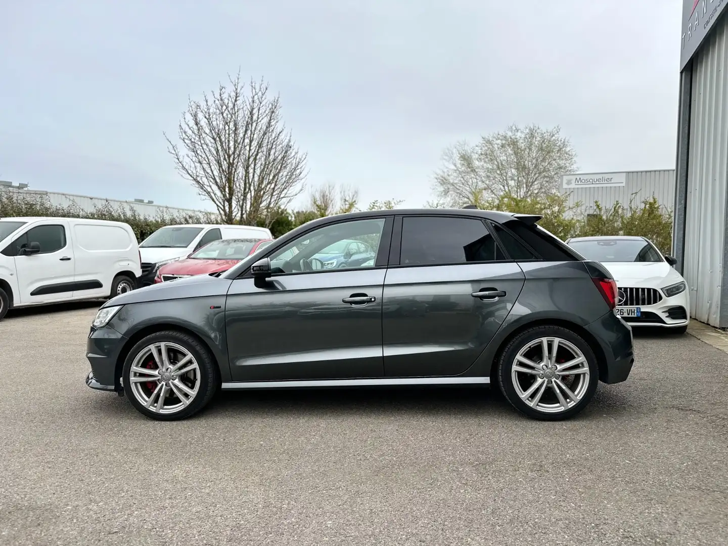 Audi A1 S line Gris - 2