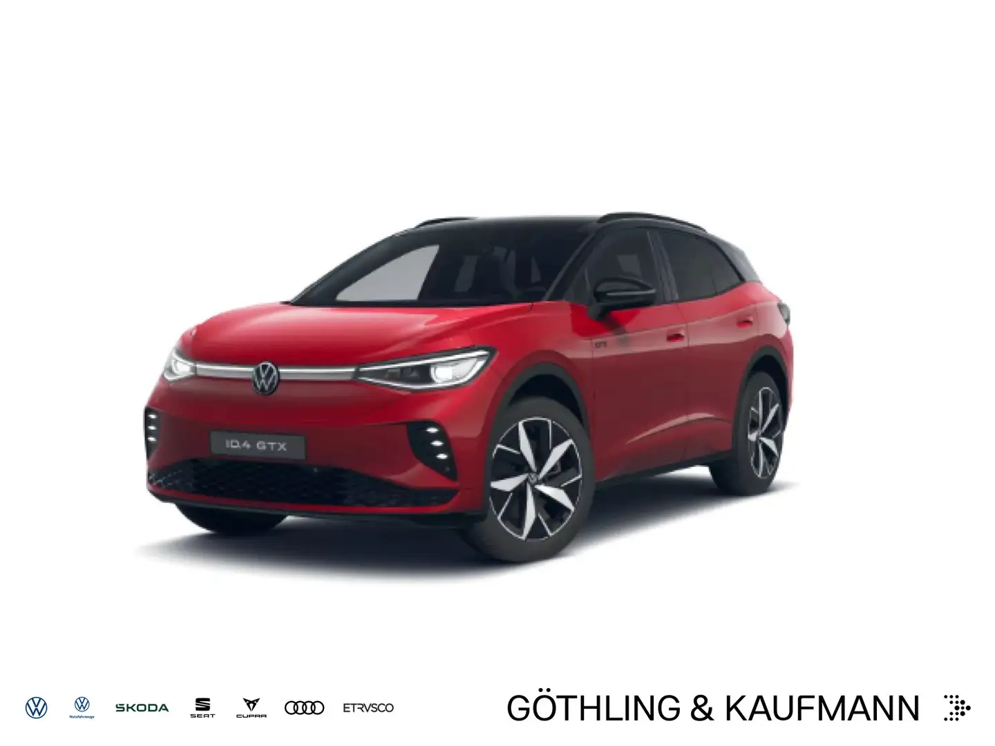 Volkswagen ID.4 GTX 4M*NAVI*WP*PANO*AHK*KAM*AR-HUD*H&K*DCC* Rot - 1