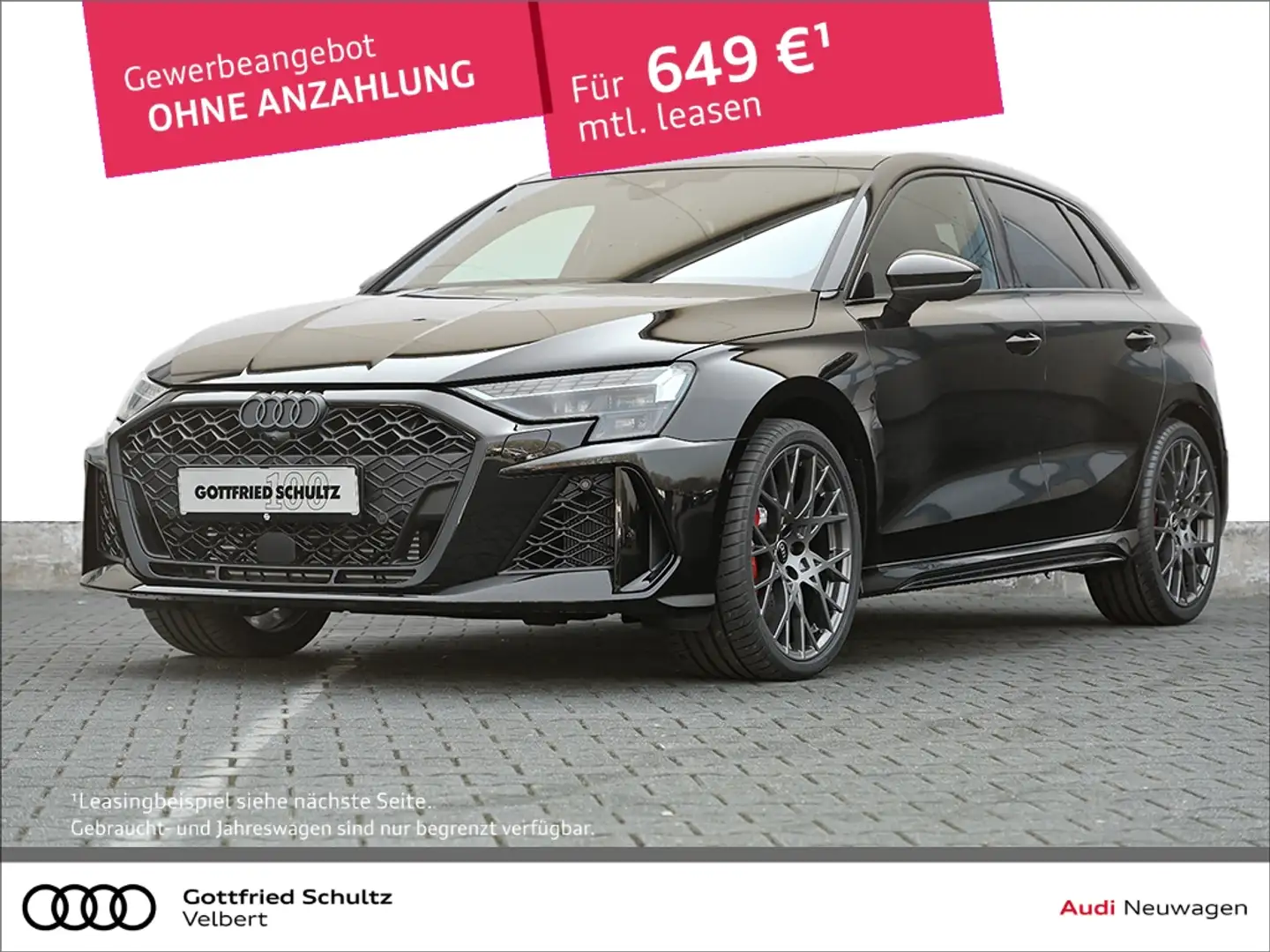 Audi RS3 Sportback 400PS Pano 280 Km/h Sonos Nero - 1