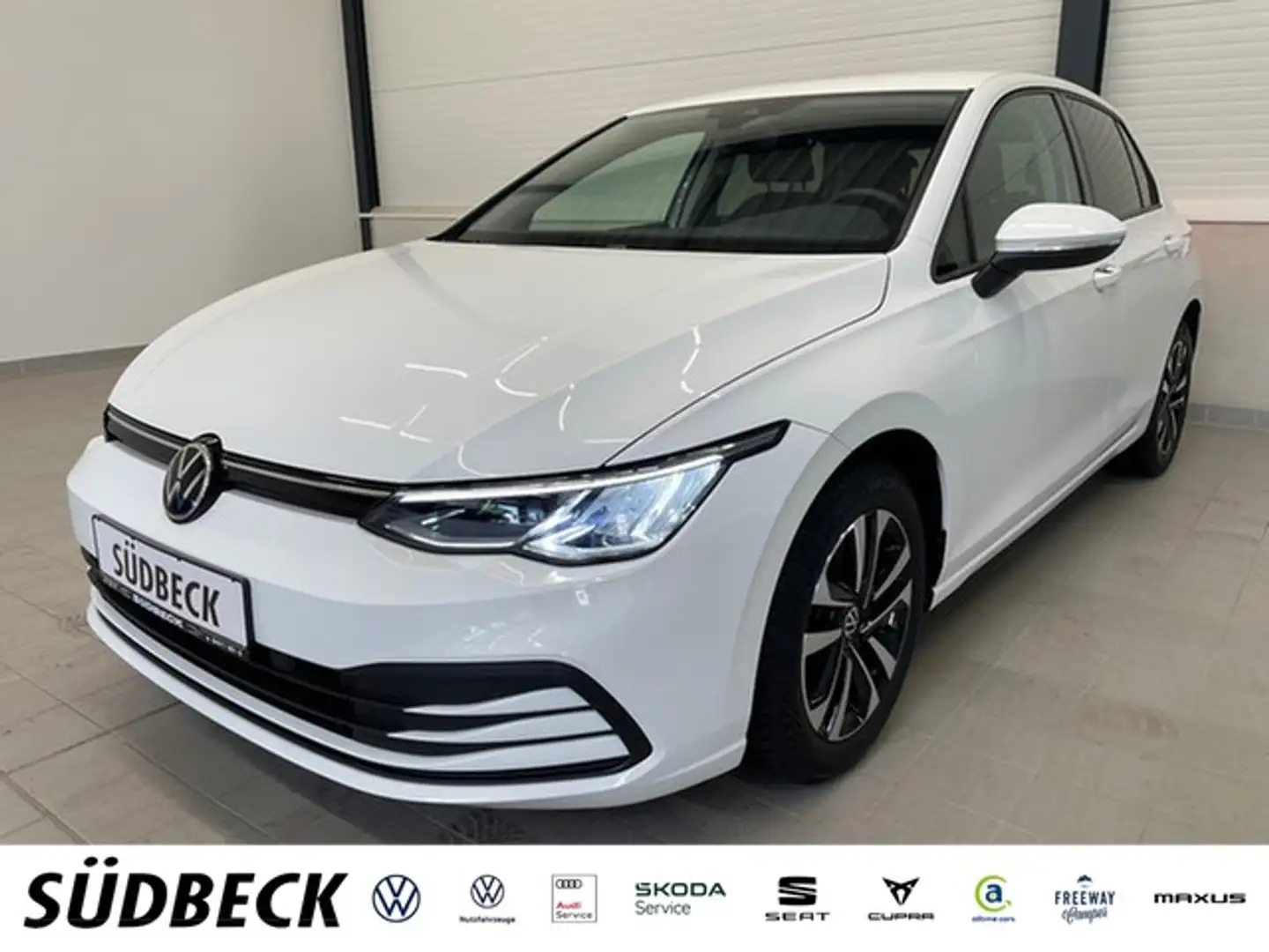 Volkswagen Golf VIII Lim. 1.5TSI United ACC+LANE+APP Blanc - 1