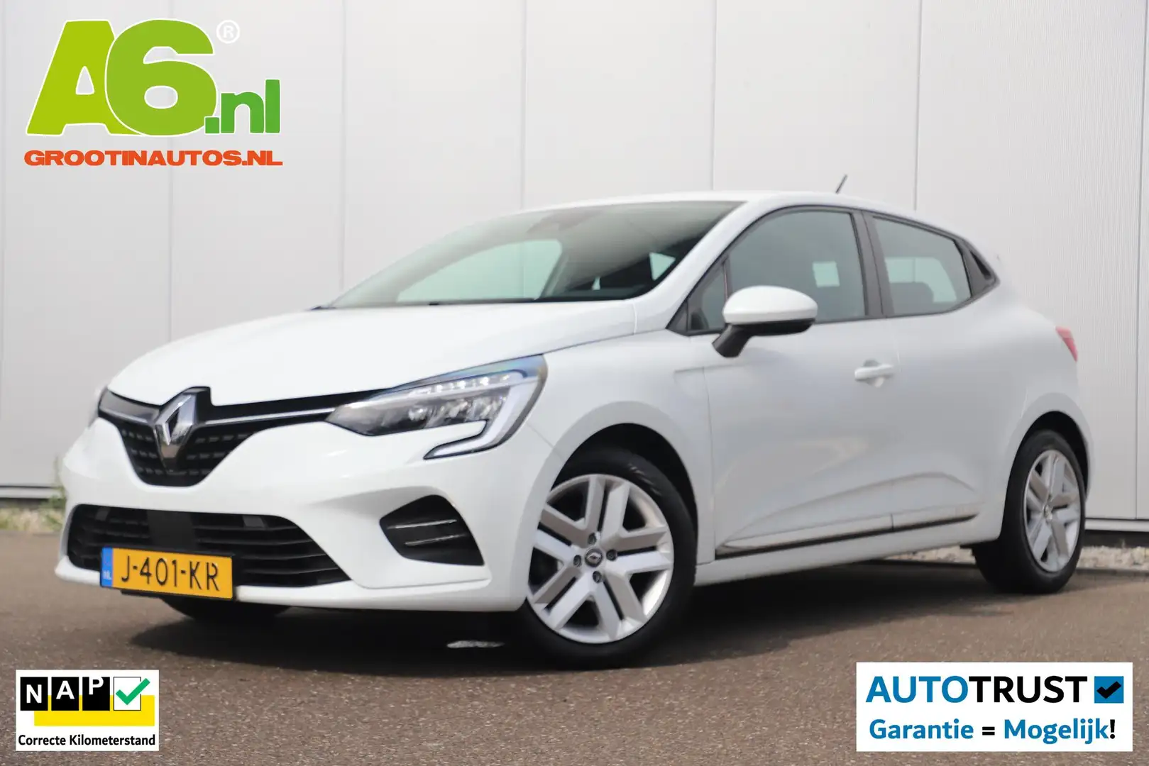 Renault Clio 1.0 TCe Bi-Fuel Zen 101PK Navigatie Carplay Androi Wit - 1