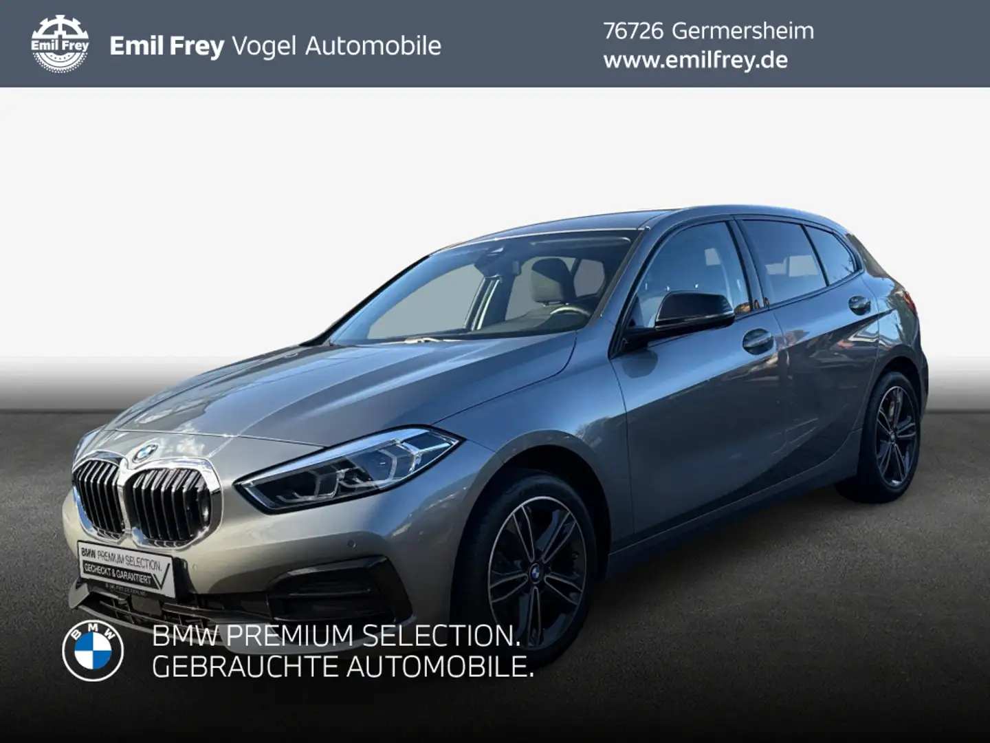 BMW 118 i Aut. Sport Line PDC* LED* HiFi* Grau - 1