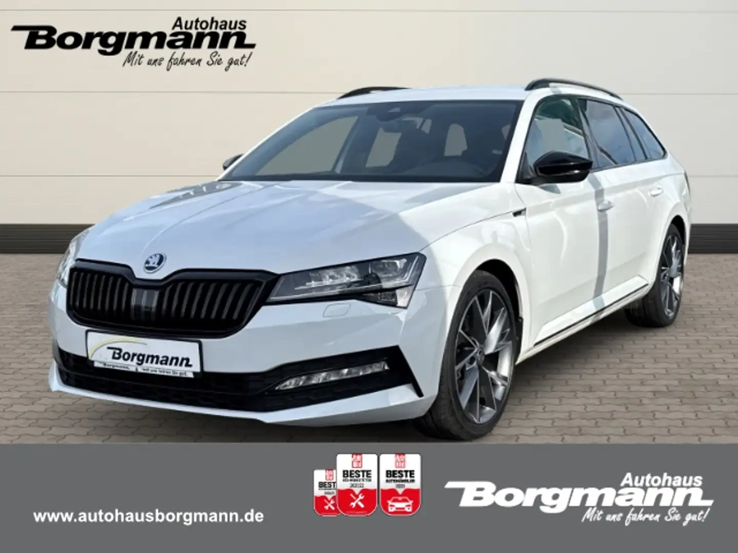 Skoda Superb 2.0 EU6d-T Combi Sportline 2,0l TSI 140kW 7-Gang D Blanco - 1