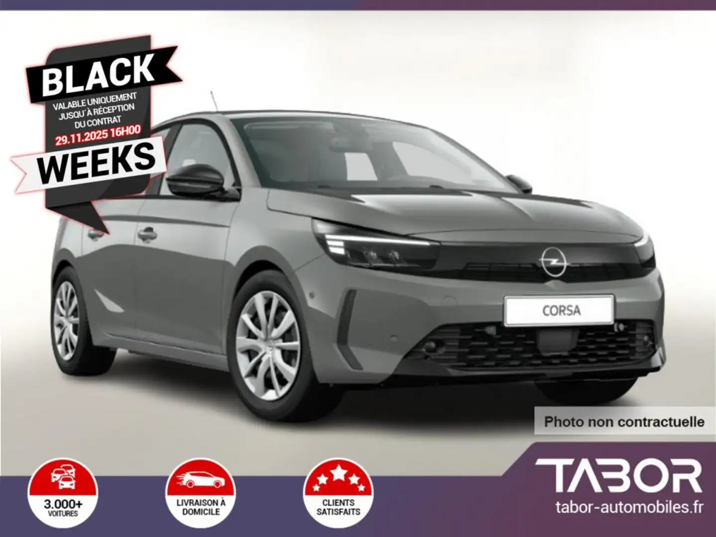 Opel Corsa 1.2 100 LED ComfortP PDC Gris - 1