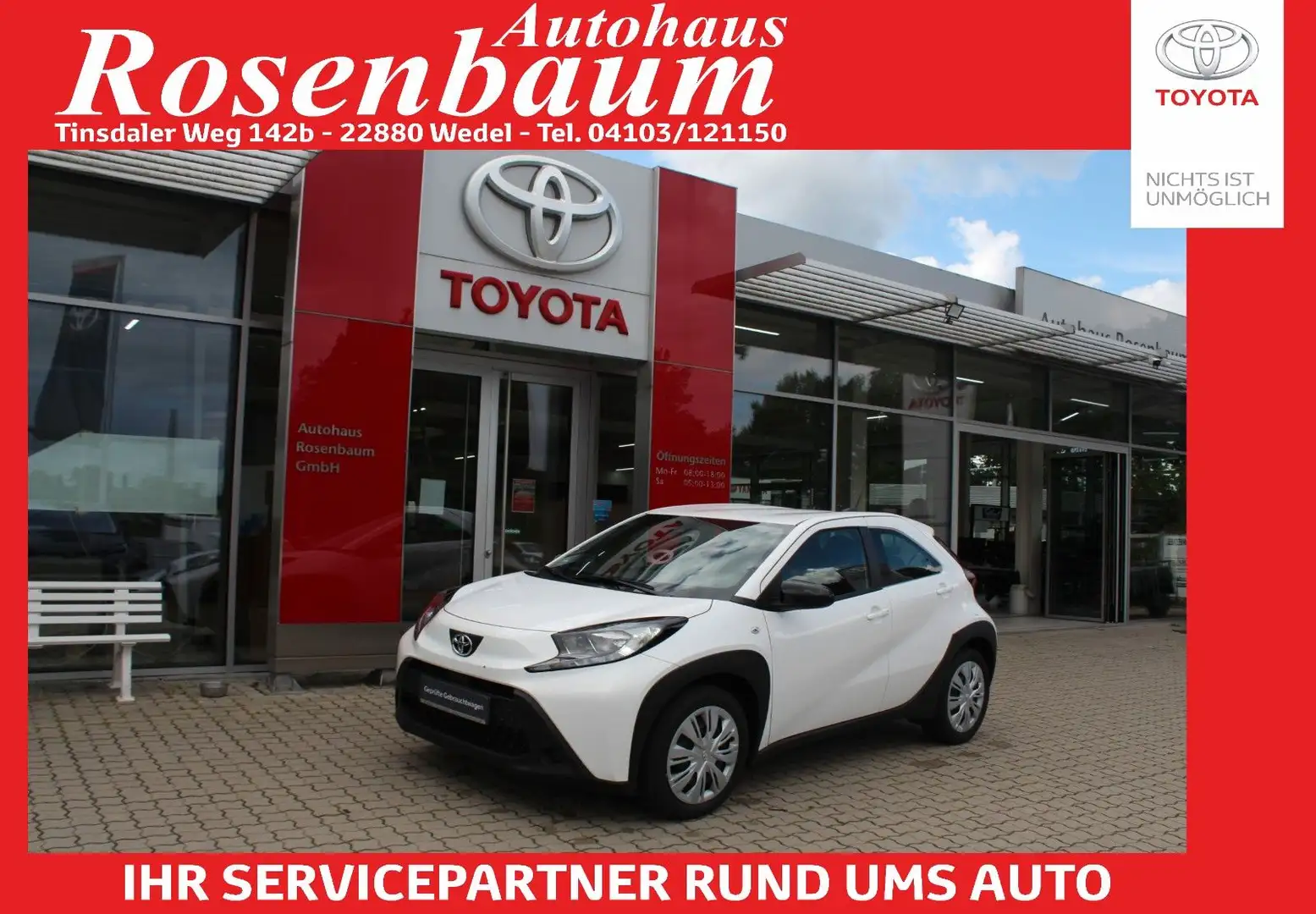 Toyota Aygo X Business Edition CVT*LED*KAMERA*KLIMA*SHZ Weiß - 1