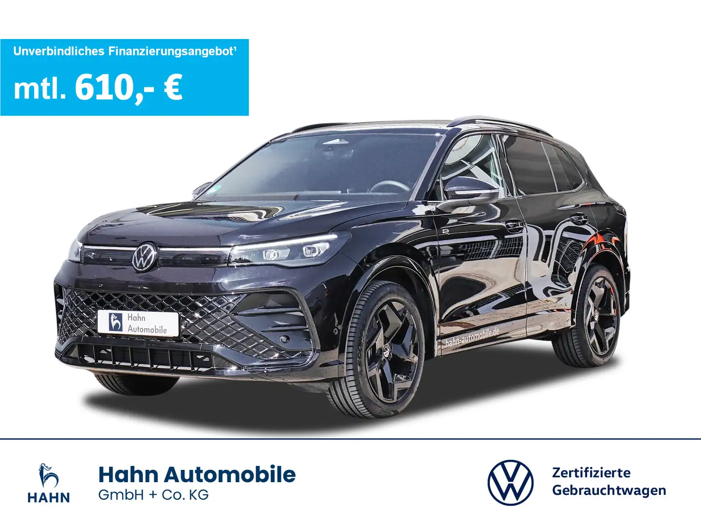 Volkswagen Tiguan R-Line Black Style 1.5eTSI DSG AHK H&K CA Schwarz - 1