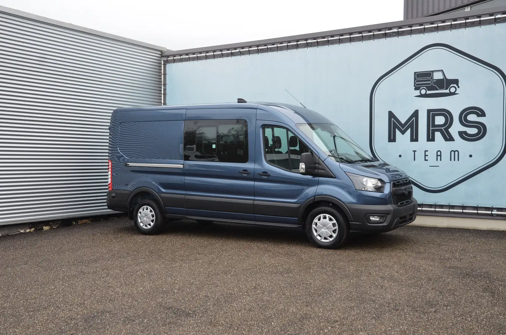 Ford Transit 2.0TDCI- DUBCAB- L3H2- CAMERA- NIEUW- 37990+BTW Bleu - 1