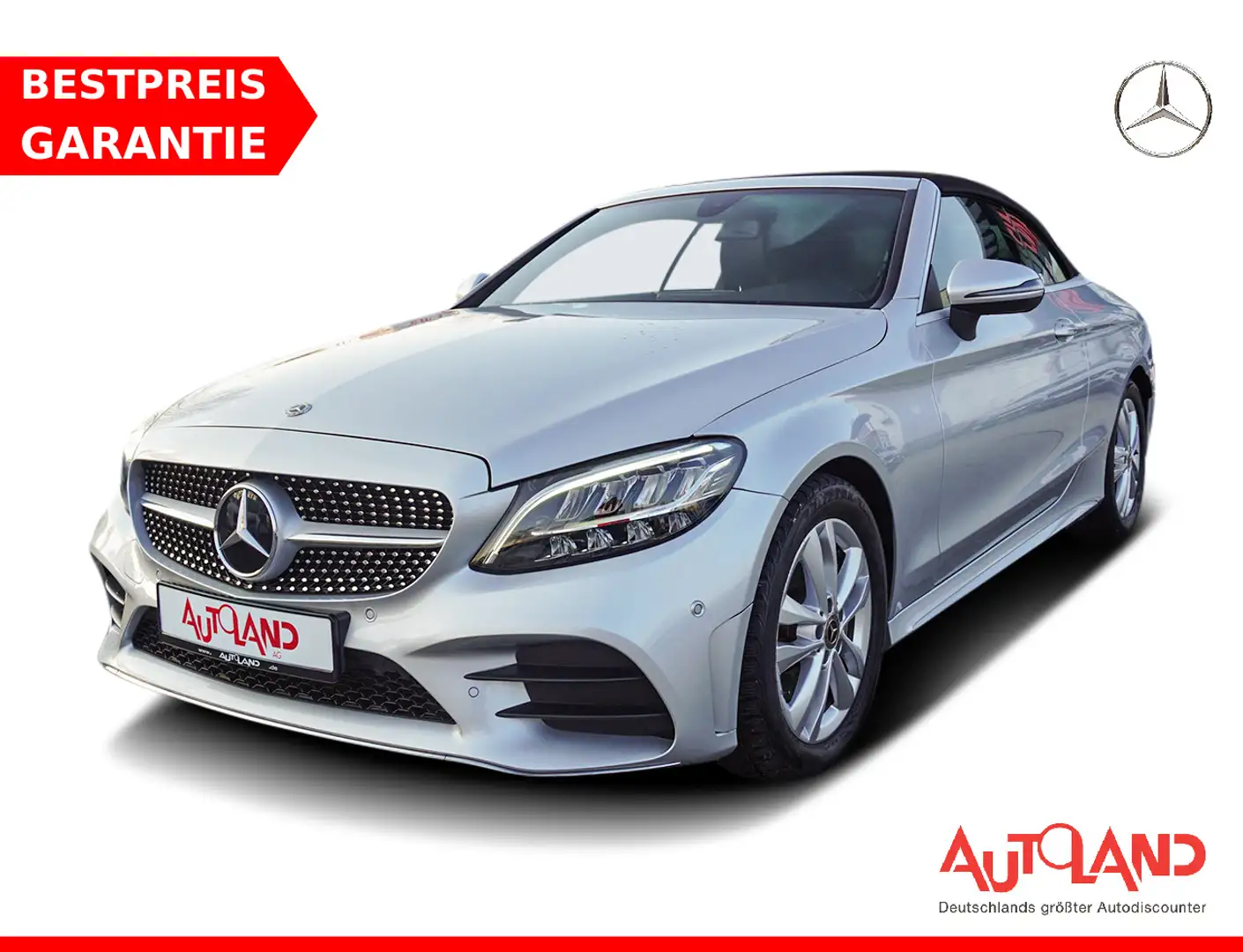 Mercedes-Benz C 180 C180 AMG Line LED Navi Ambiente-Beleuchtung Silber - 1