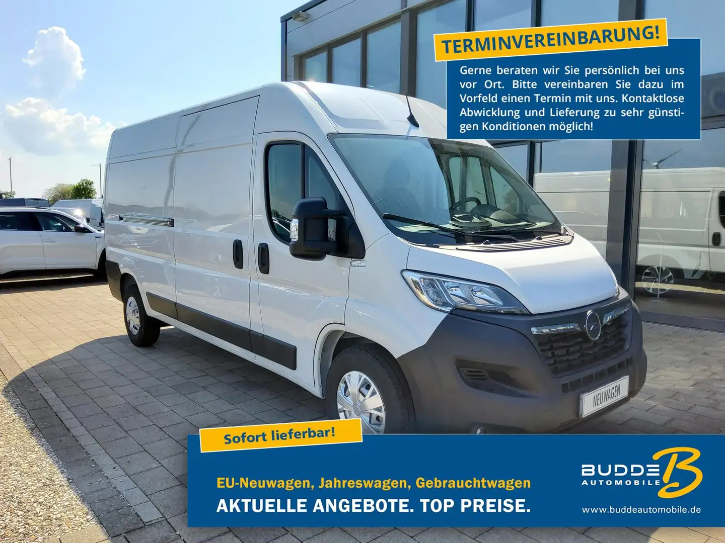 Opel Movano Cargo 2.2 Diesel L3H2 verstärkt / Kamera Biały - 1