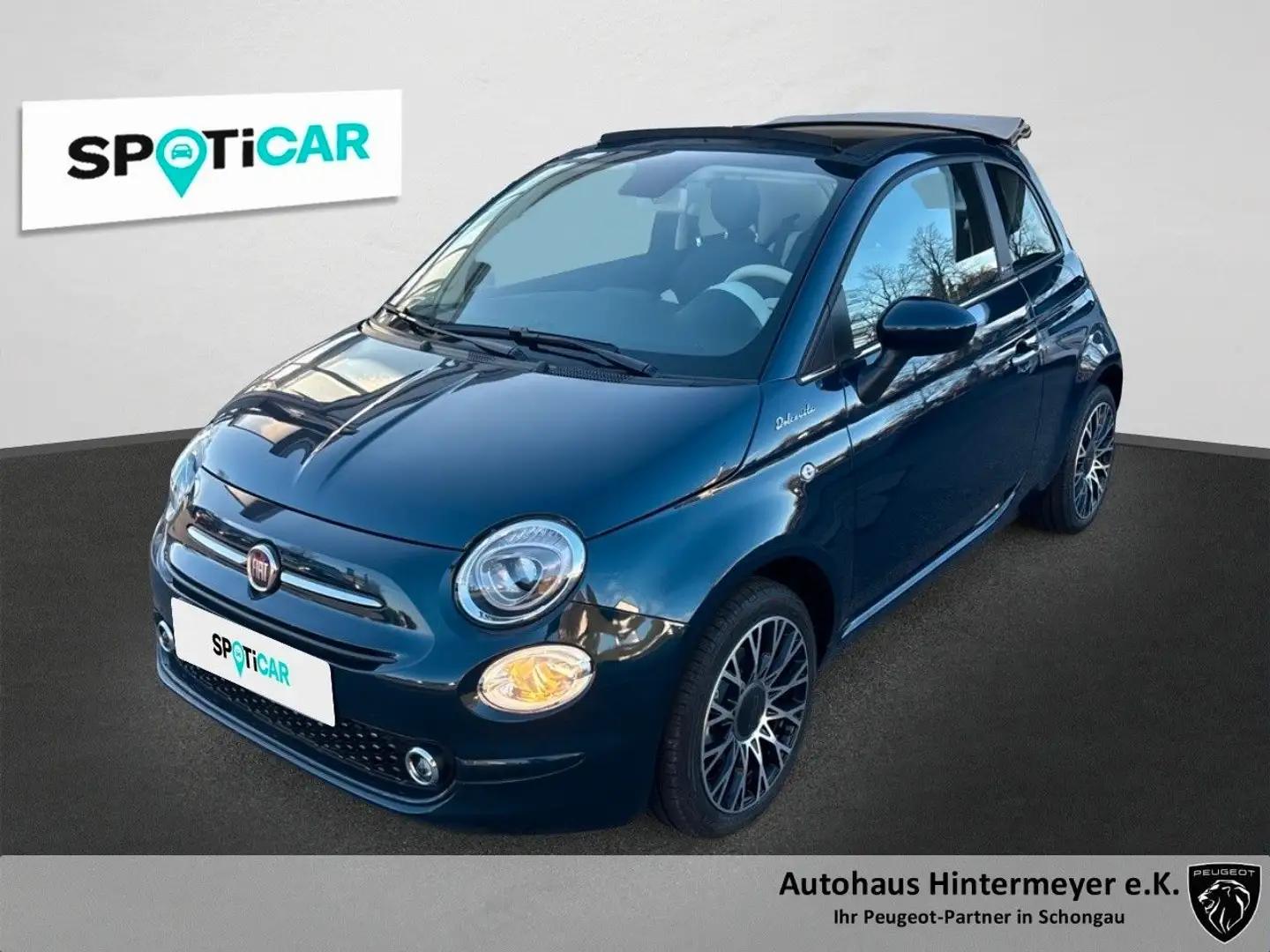 Fiat 500 C MildHybrid Dolcevita Blau - 1