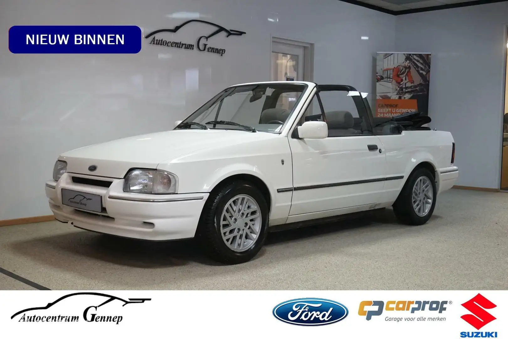 Ford Escort Cabrio 1.6 Ghia Alb - 1