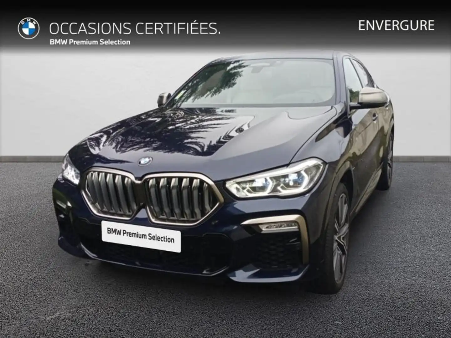 BMW X6 M M50dA 400ch Bleu - 1