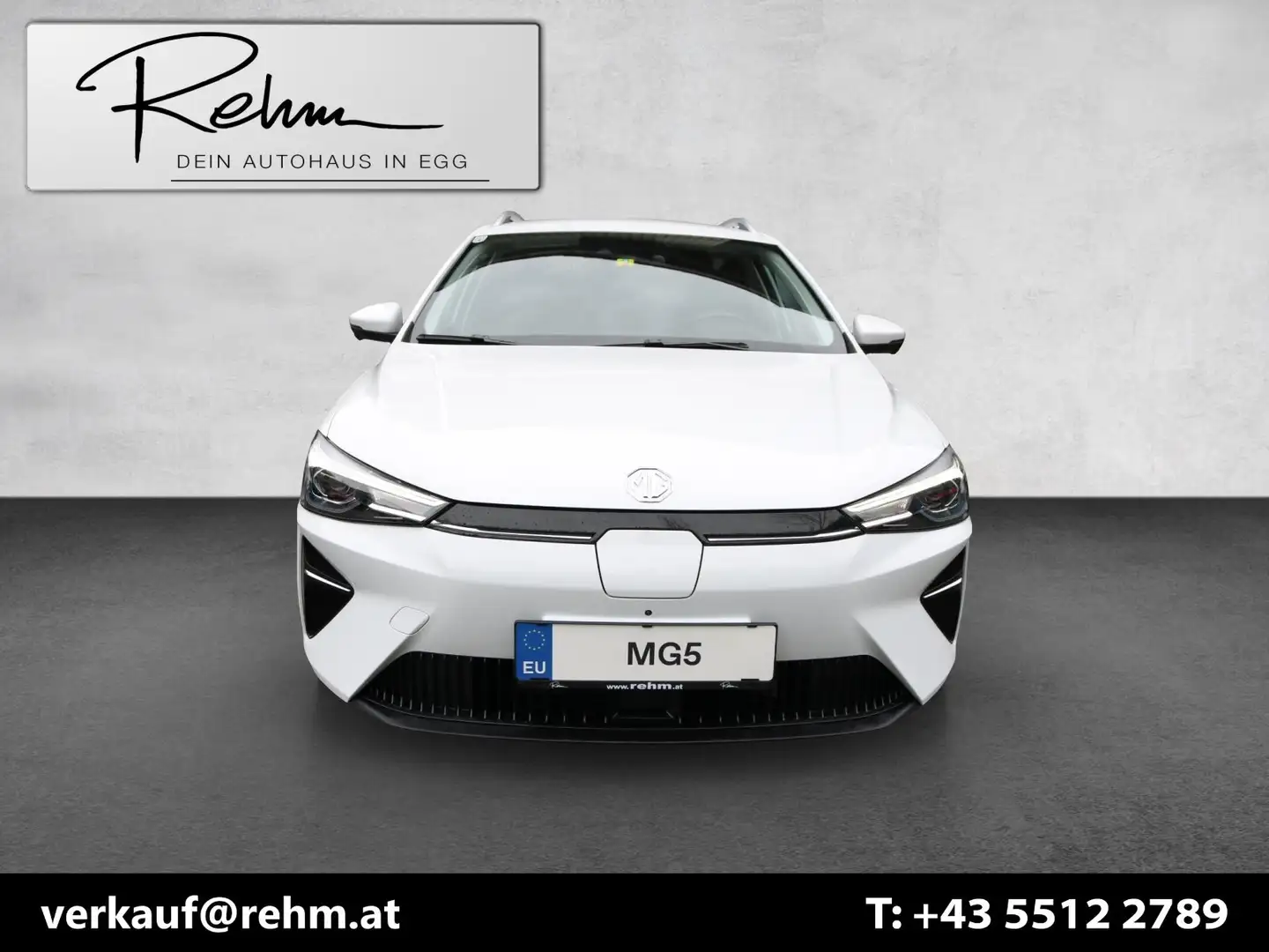 MG MG5 EV Luxury 50,3 kWh 320km WLTP Leder 360 Grad Blanc - 2