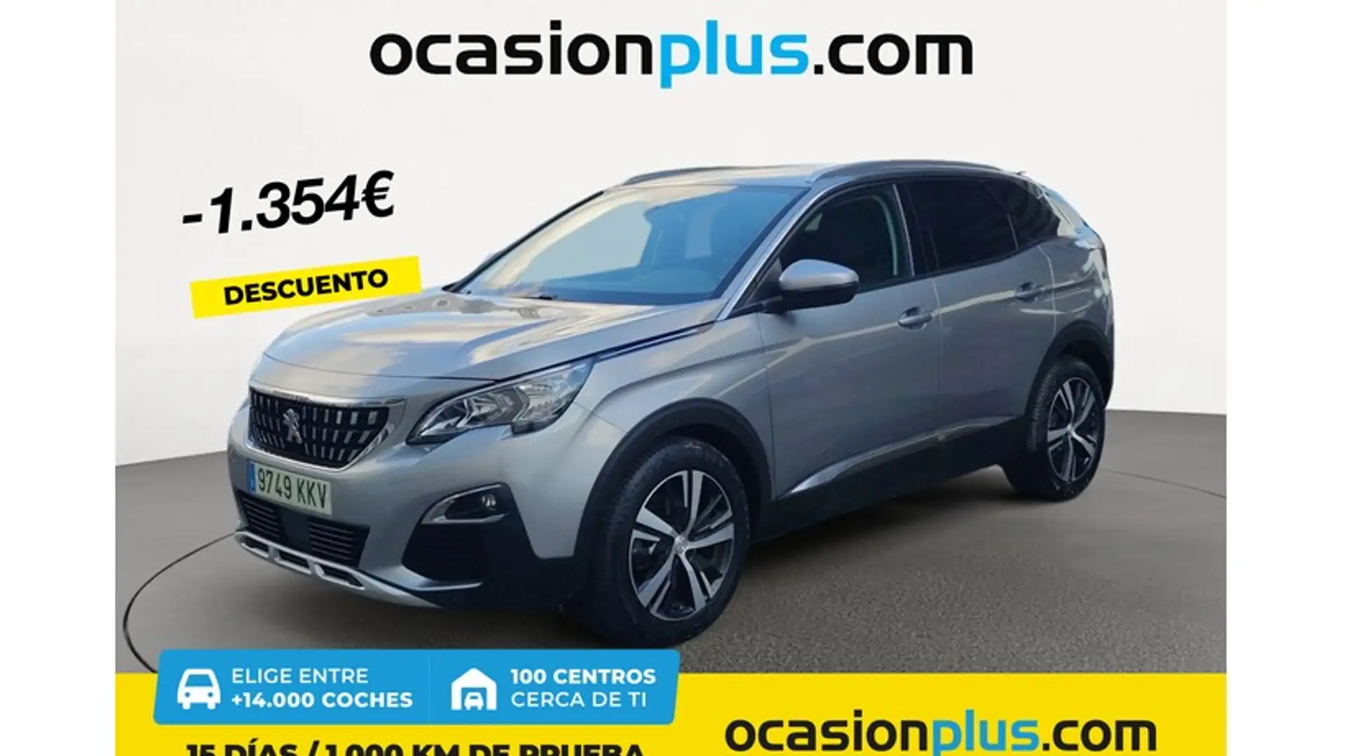 Peugeot 3008 1.6 BlueHDi Allure 120 Grijs - 1