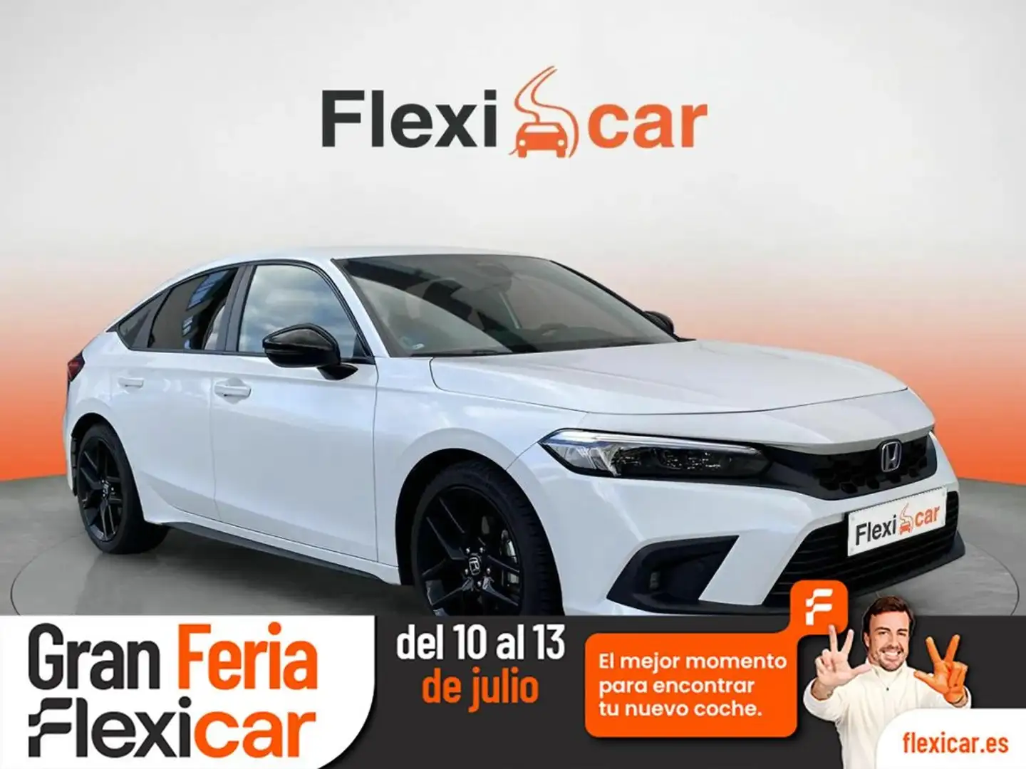 Honda Civic 2.0 i-MMD Sport CVT Wit - 1