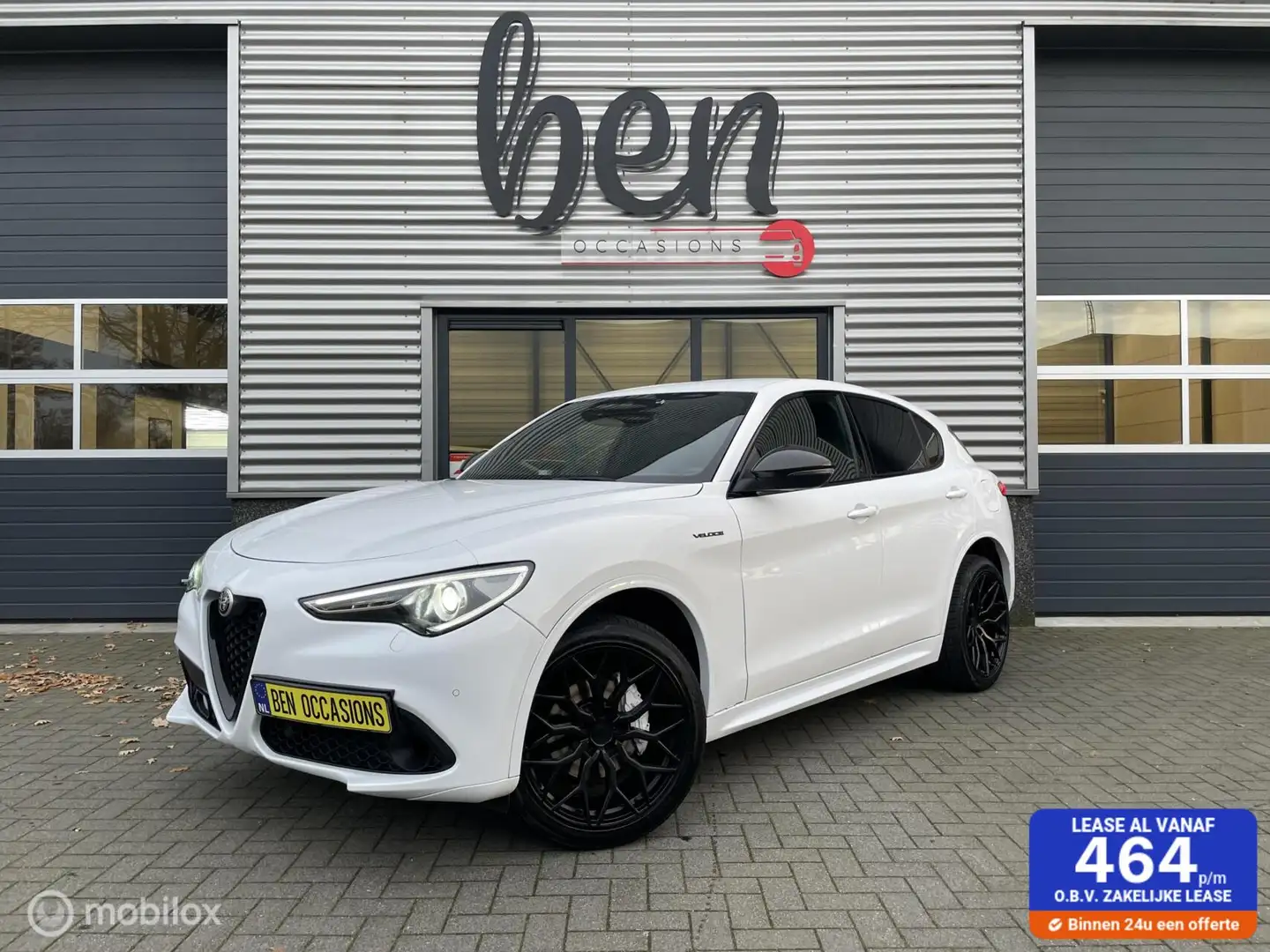 Alfa Romeo Stelvio 2.0 T AWD Veloce BOMVOLL!! Wit - 1
