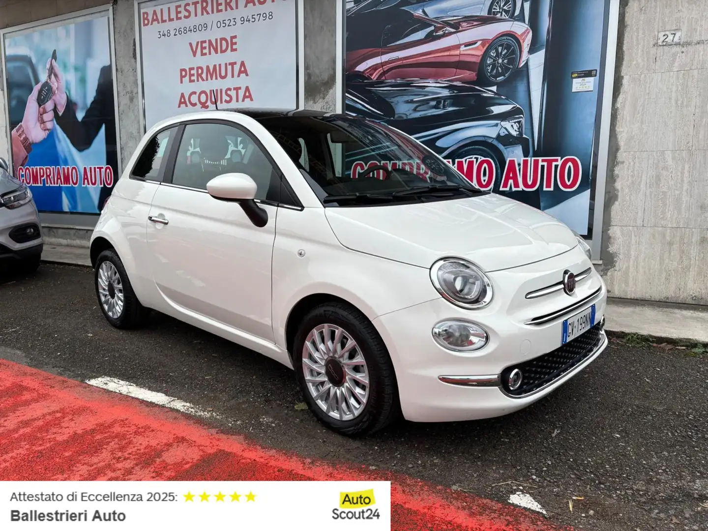 Fiat 500 500 III 2015 1.0 hybrid Dolcevita 70cv Bianco - 1