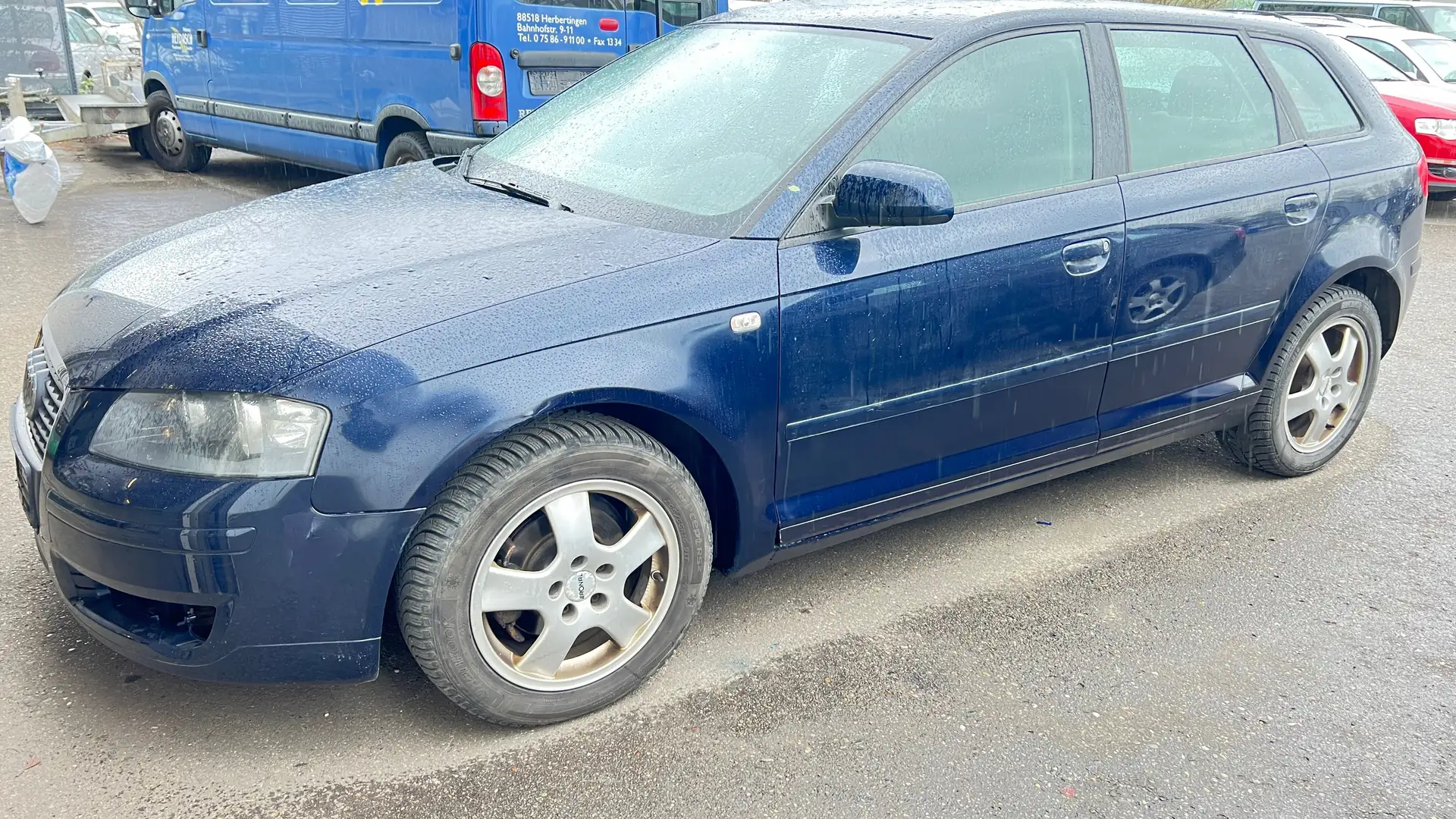 Audi A3 1.9 TDI. AHK Tüv 05/2026 voll fahrbereit Blau - 2
