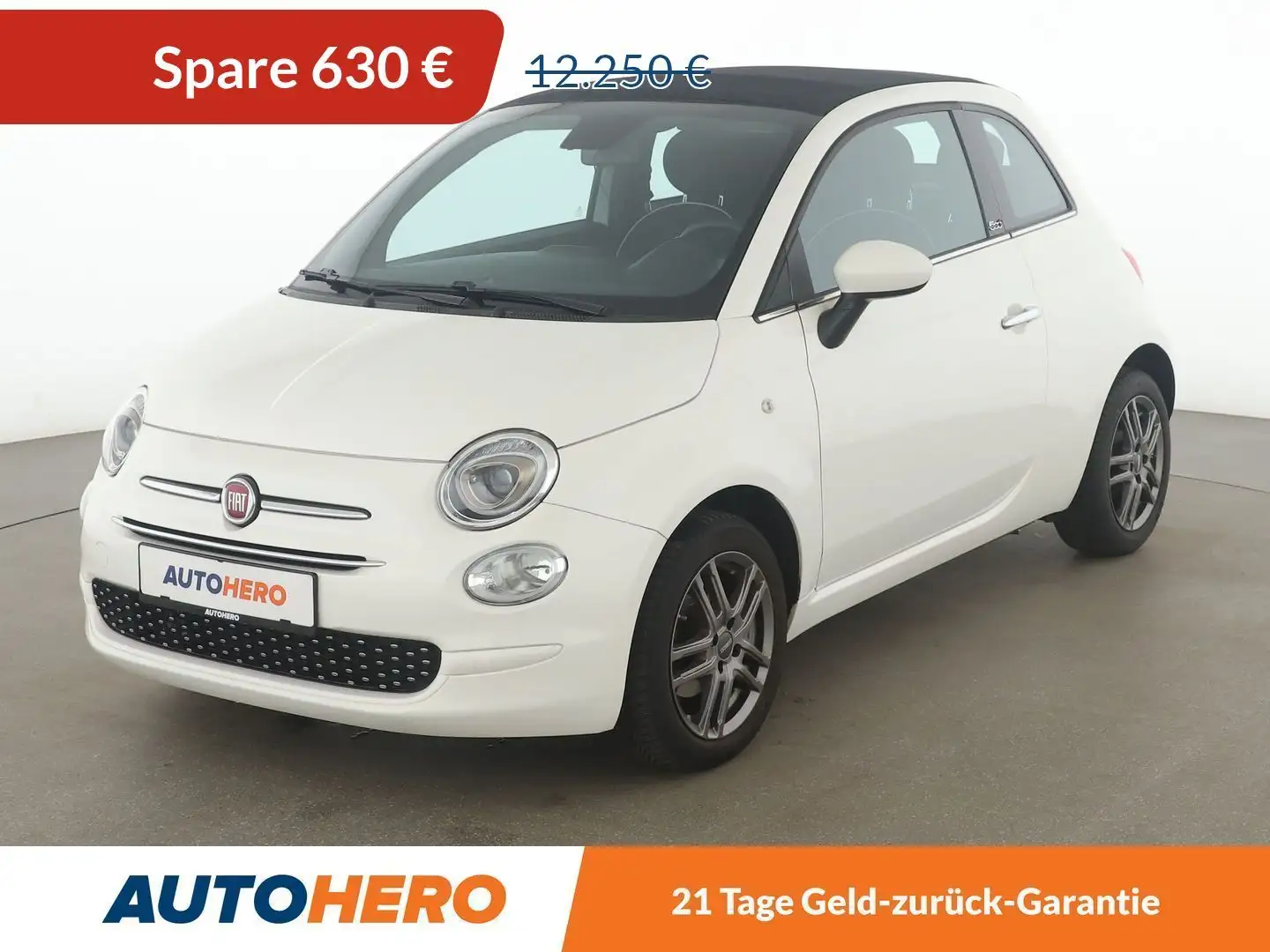 Fiat 500C 0.9 Lounge*TEMPO*PDC*ALU*KLIMA*TOUCH* Weiß - 1