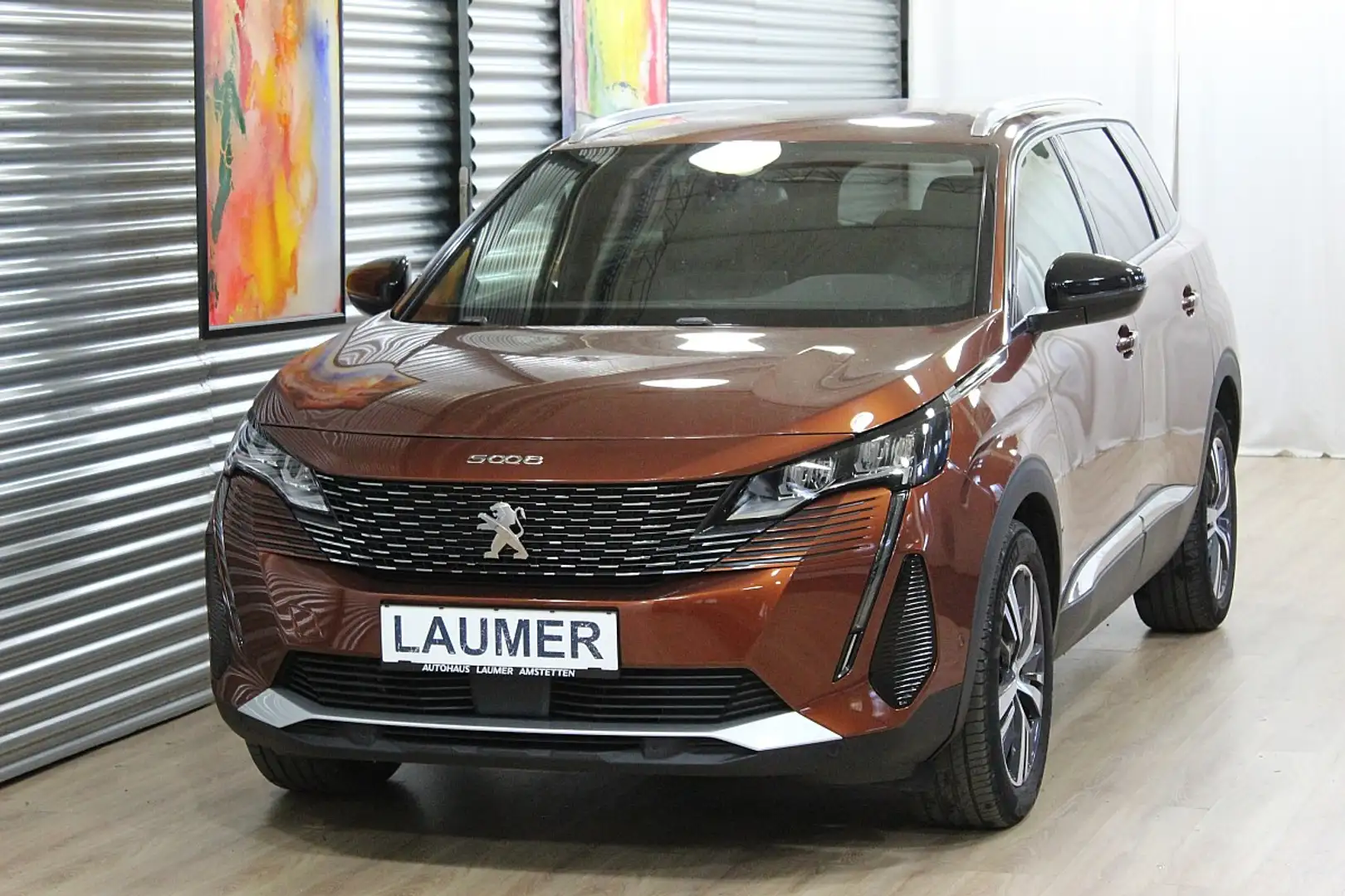 Peugeot 5008 BlueHDI 130 EAT8 Allure +Sitzheizung/Rückfahrka... Braun - 2