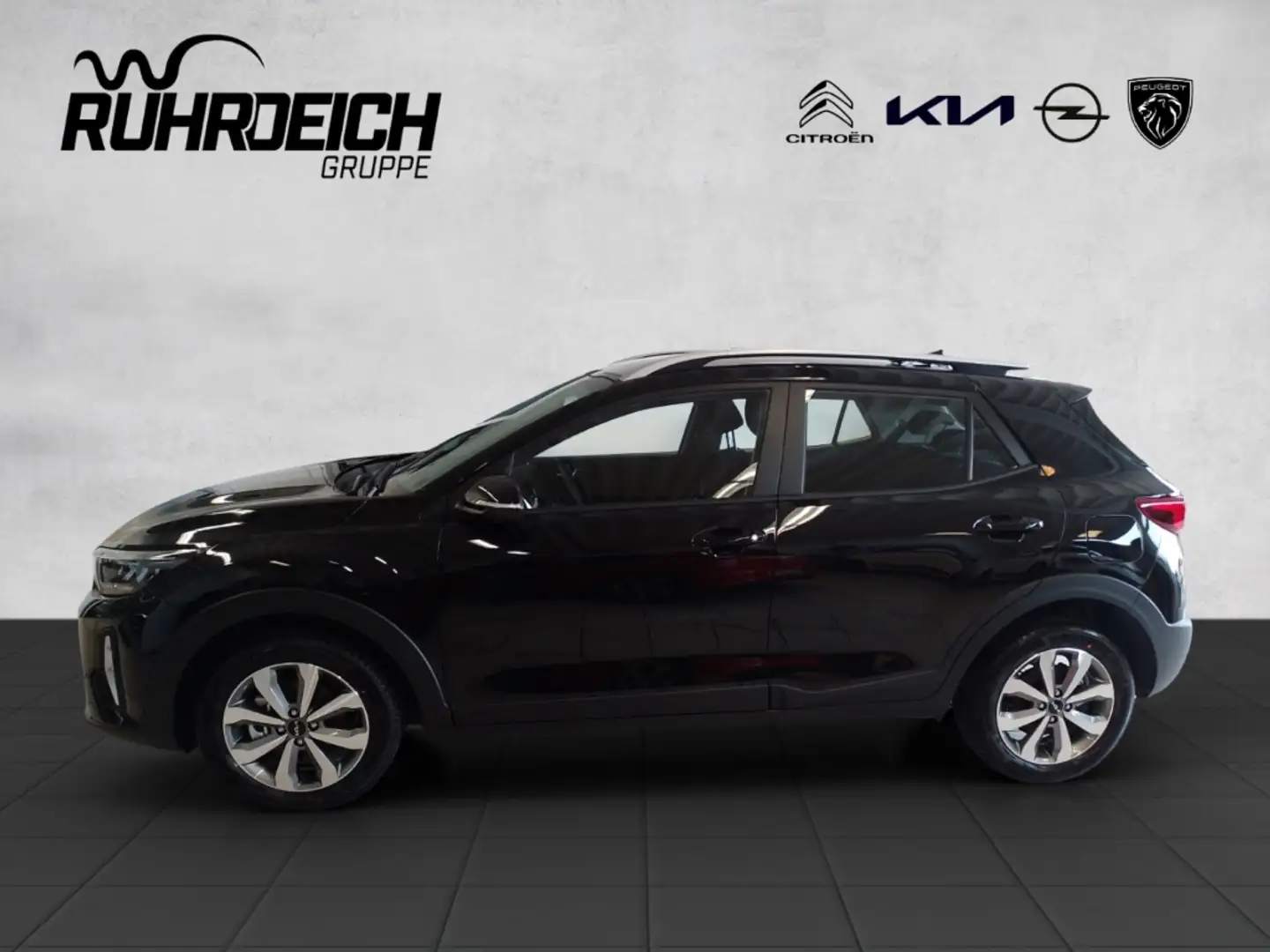 Kia Stonic 1.0 T-GDI VISION Navi Blendfreies Fernl. Apple Car Schwarz - 2