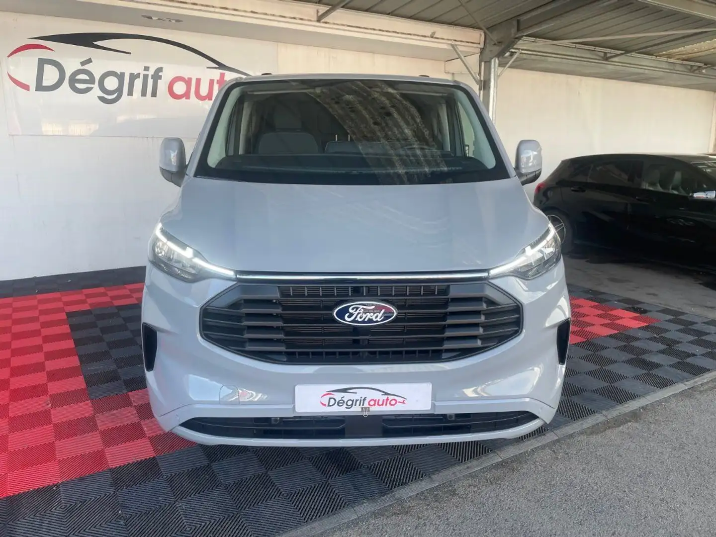 Ford Transit CUSTOM CABINE APPROFONDIE CUSTOM CA 320 L2H1 2.0 ECOBLUE 170 CH BVA8 LIMITED Gris - 2