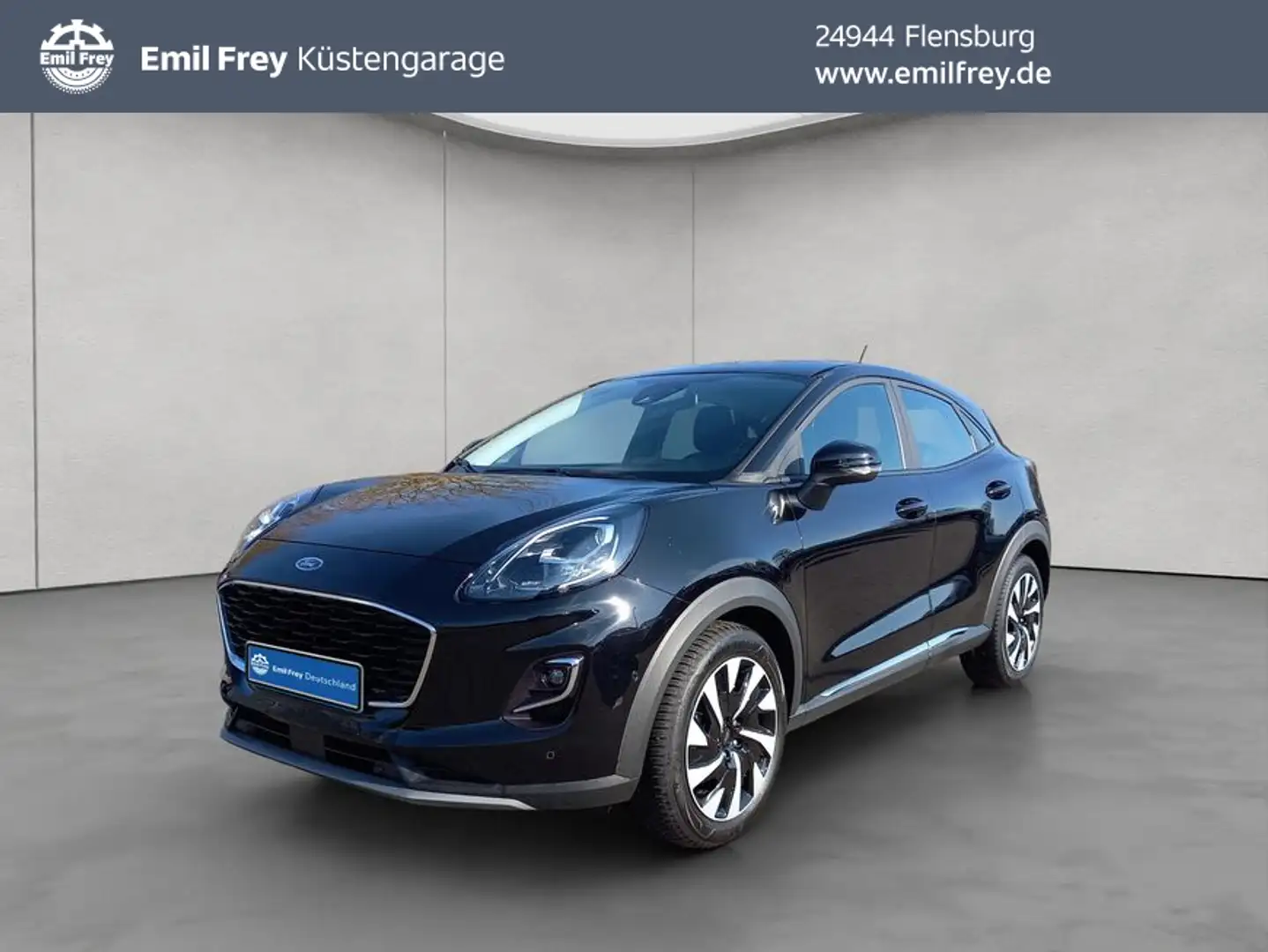 Ford Puma 1.0 EcoBoost Hybrid TITANIUM 6-Gang Zwart - 1