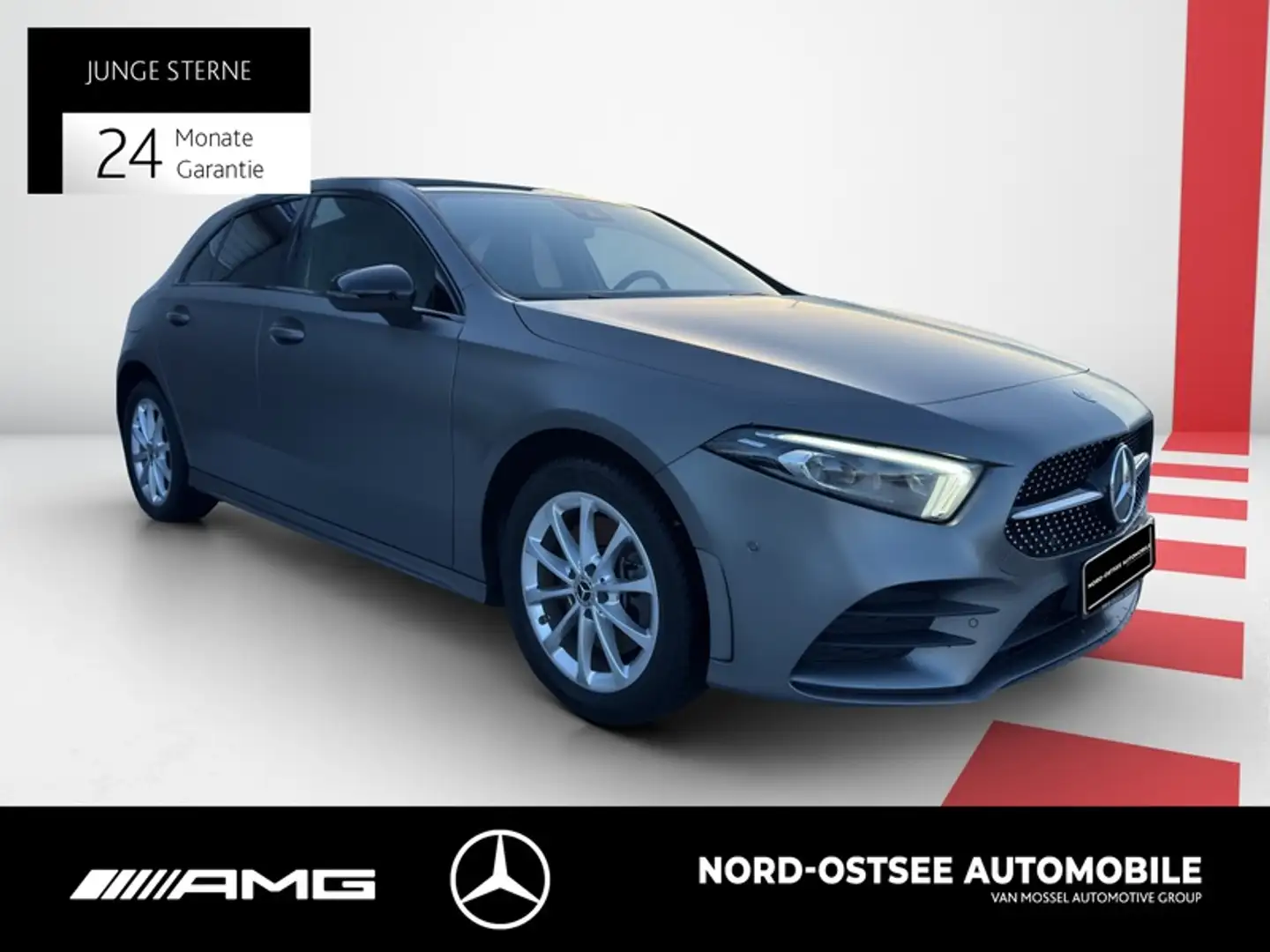 Mercedes-Benz A 250 e AMG NAVI PANO NIGHT MULTIBEAM TEMPOMAT Grau - 2