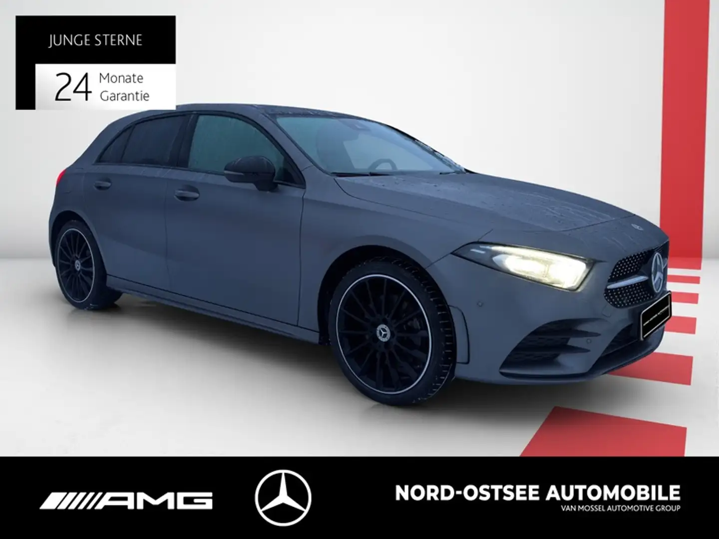 Mercedes-Benz A 250 e AMG NIGHT PANO MULTIBEAM TEMPOMAT Grau - 2