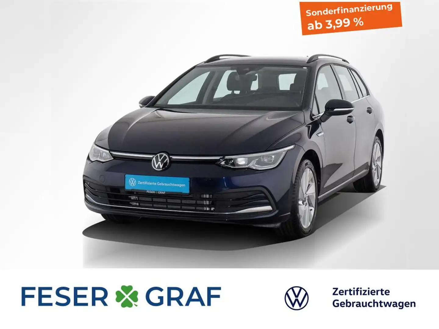 Volkswagen Golf Variant 1.5 TSI Style Matrix-LED / RearView / ACC Blau - 1