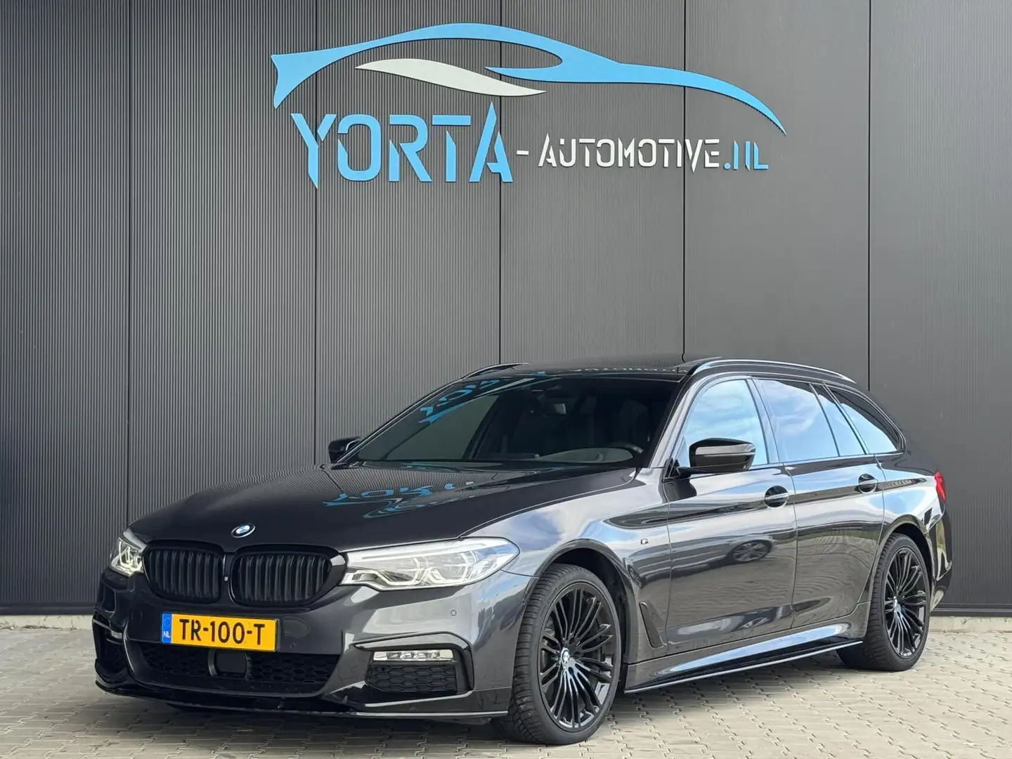 BMW 520 5-serie Touring 520d High Executive Gris - 1