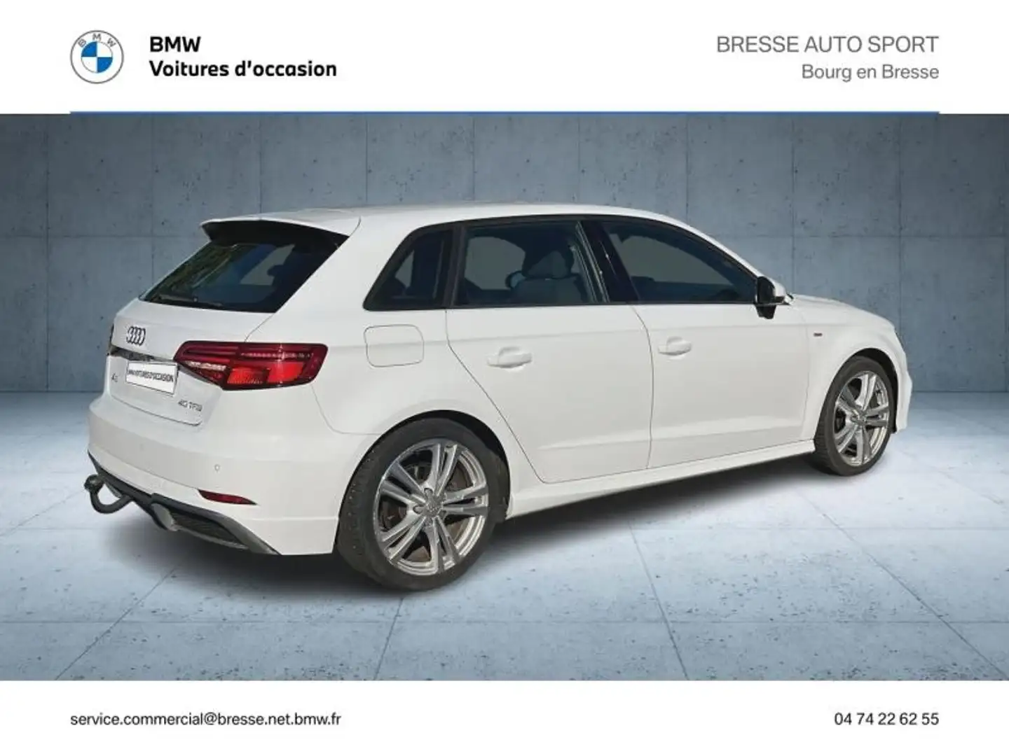 Audi A3 40 TFSI 190ch Sport Limited S tronic 7 Euro6d-T Blanco - 2