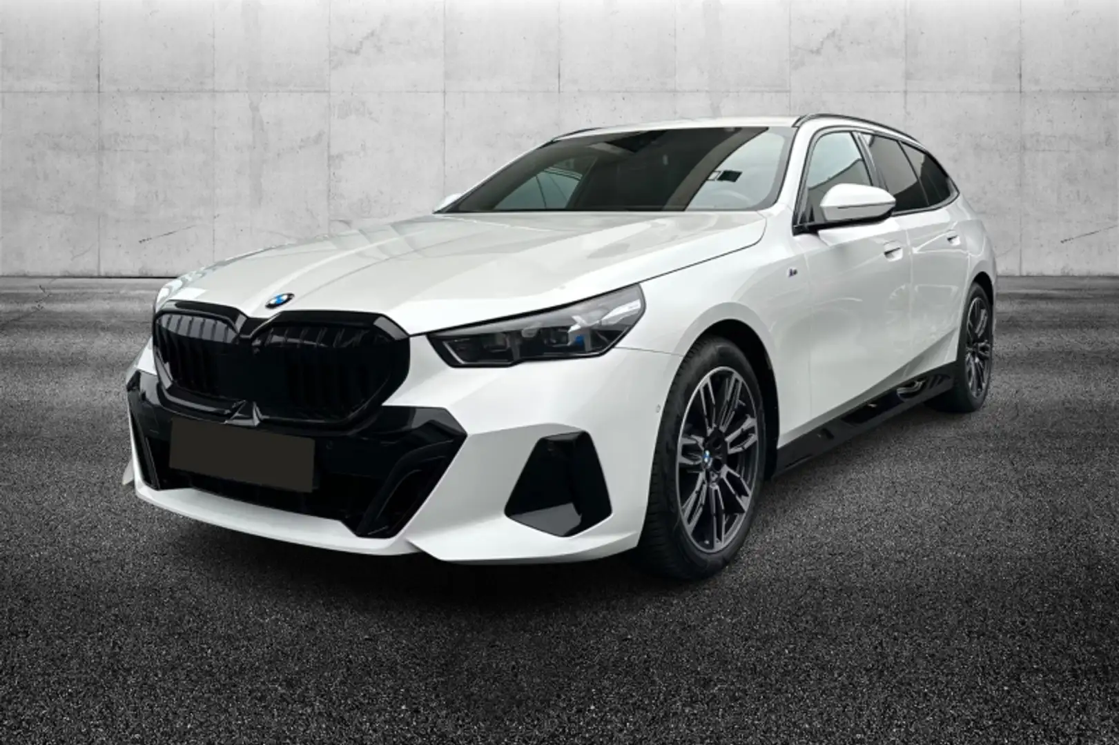BMW 520 520d 48V sDrive Touring Msport Bianco - 2