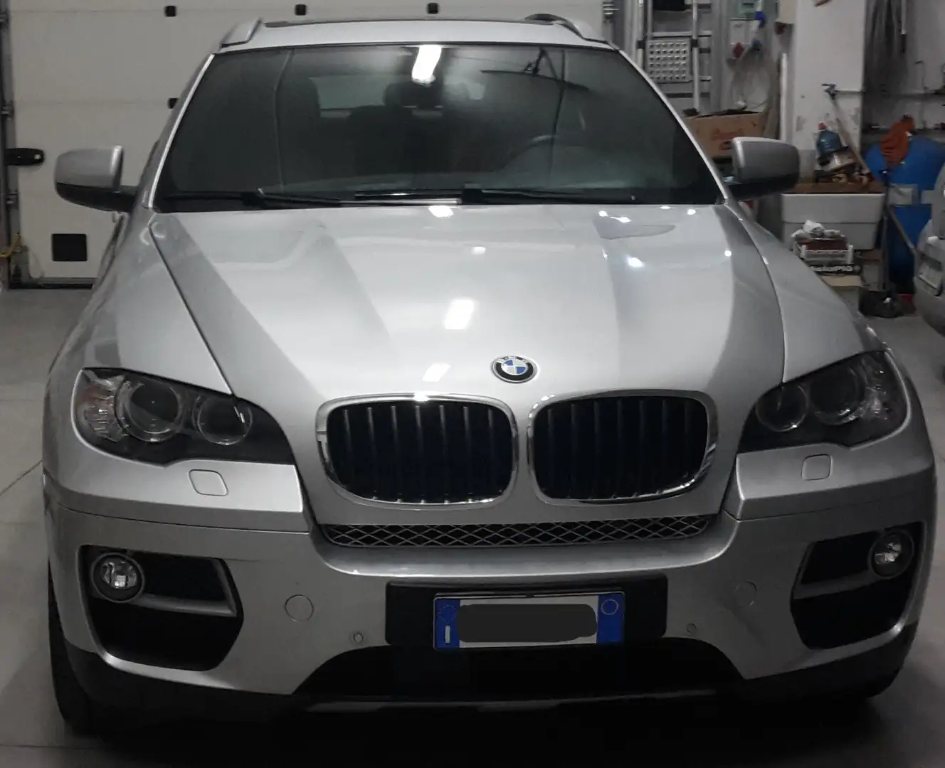 BMW X6 X6 E71 xdrive30d Futura auto 8m E5 srebrna - 2