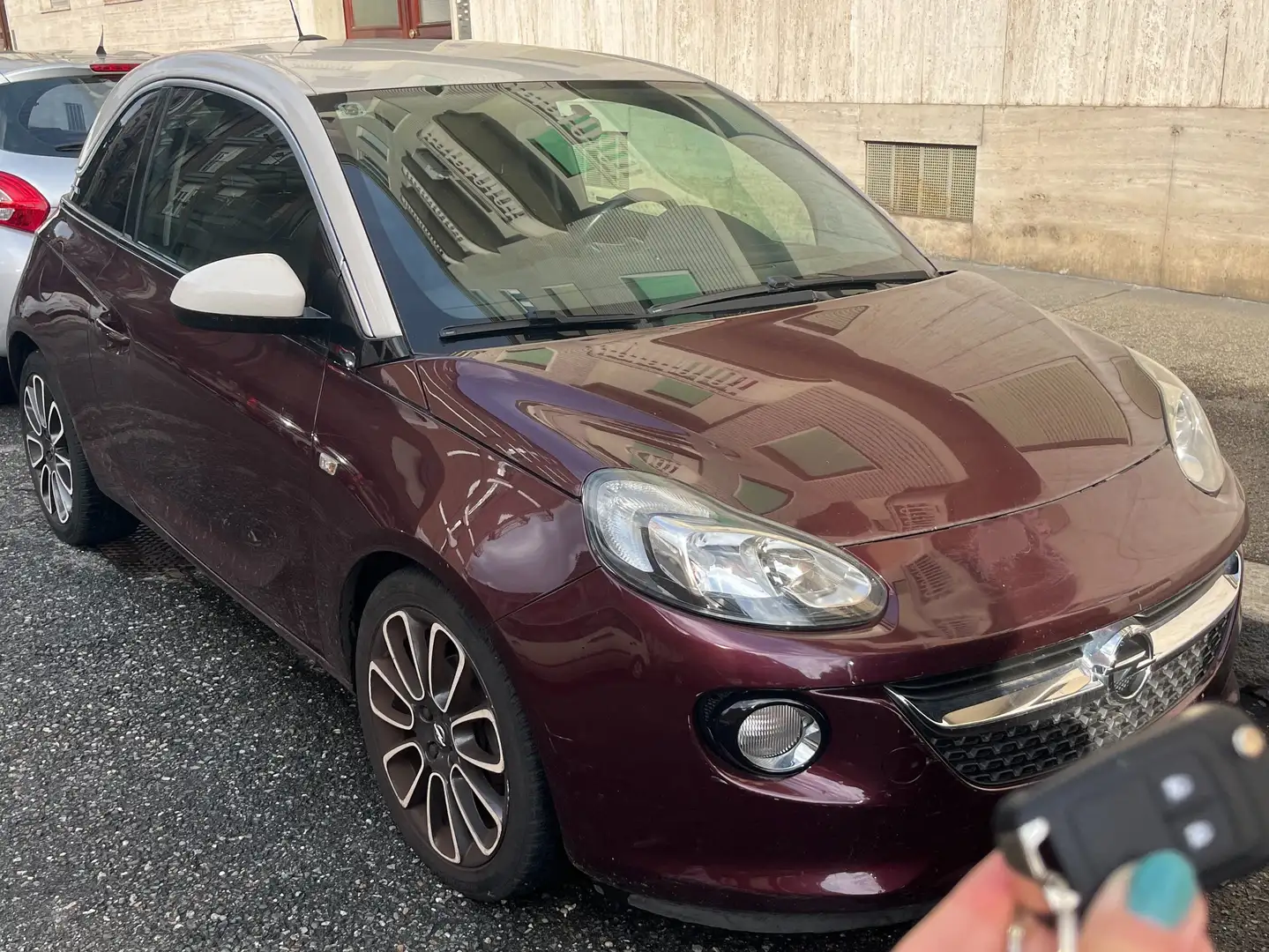 Opel Adam Adam 1.4 Glam Gpl-tech 87cv E6 Paars - 1