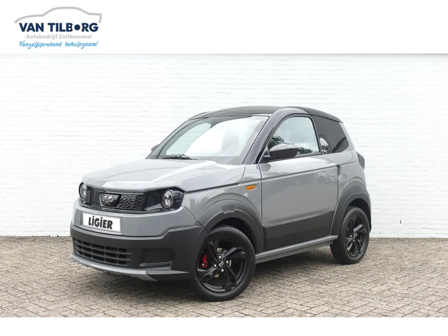 Ligier Myli Brommobiel E.PIC 12 kWh Apple Carplay | Achteruitr Grijs - 1