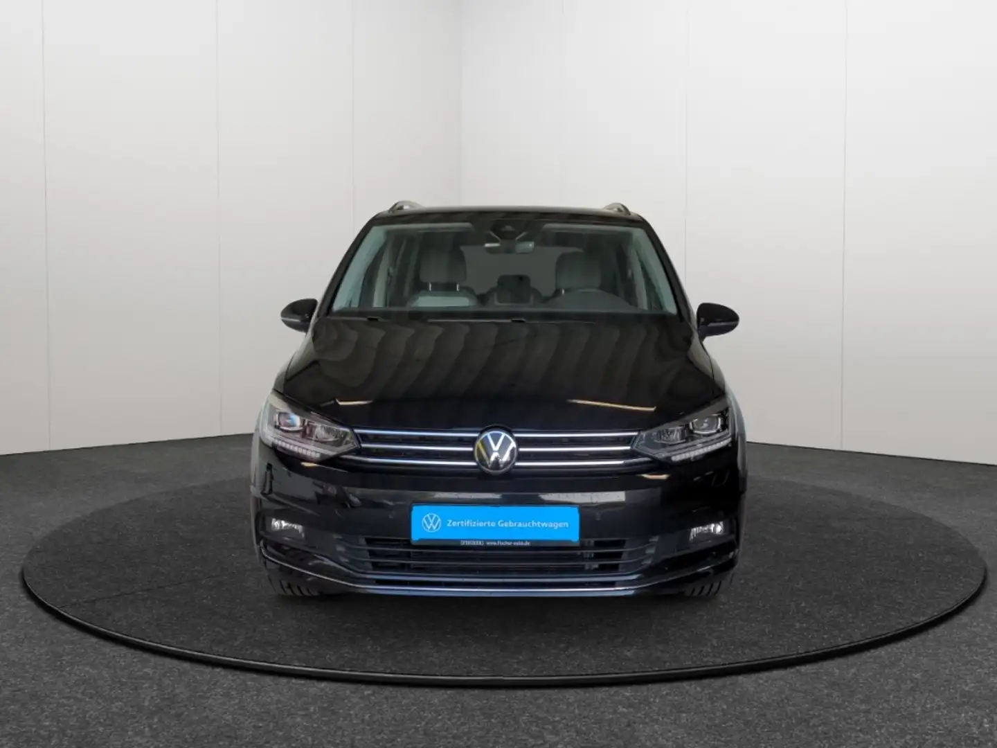 Volkswagen Touran 2.0TDI DSG Highline LED AHK Navi Rear View ACC Schwarz - 2