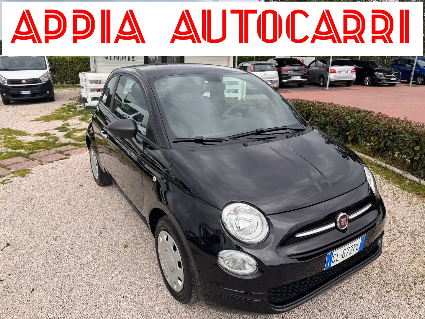 Fiat 500 1.0hybrid Cult 70cv PRONTA CONSEGNA / UNIPRO!!! Schwarz - 1