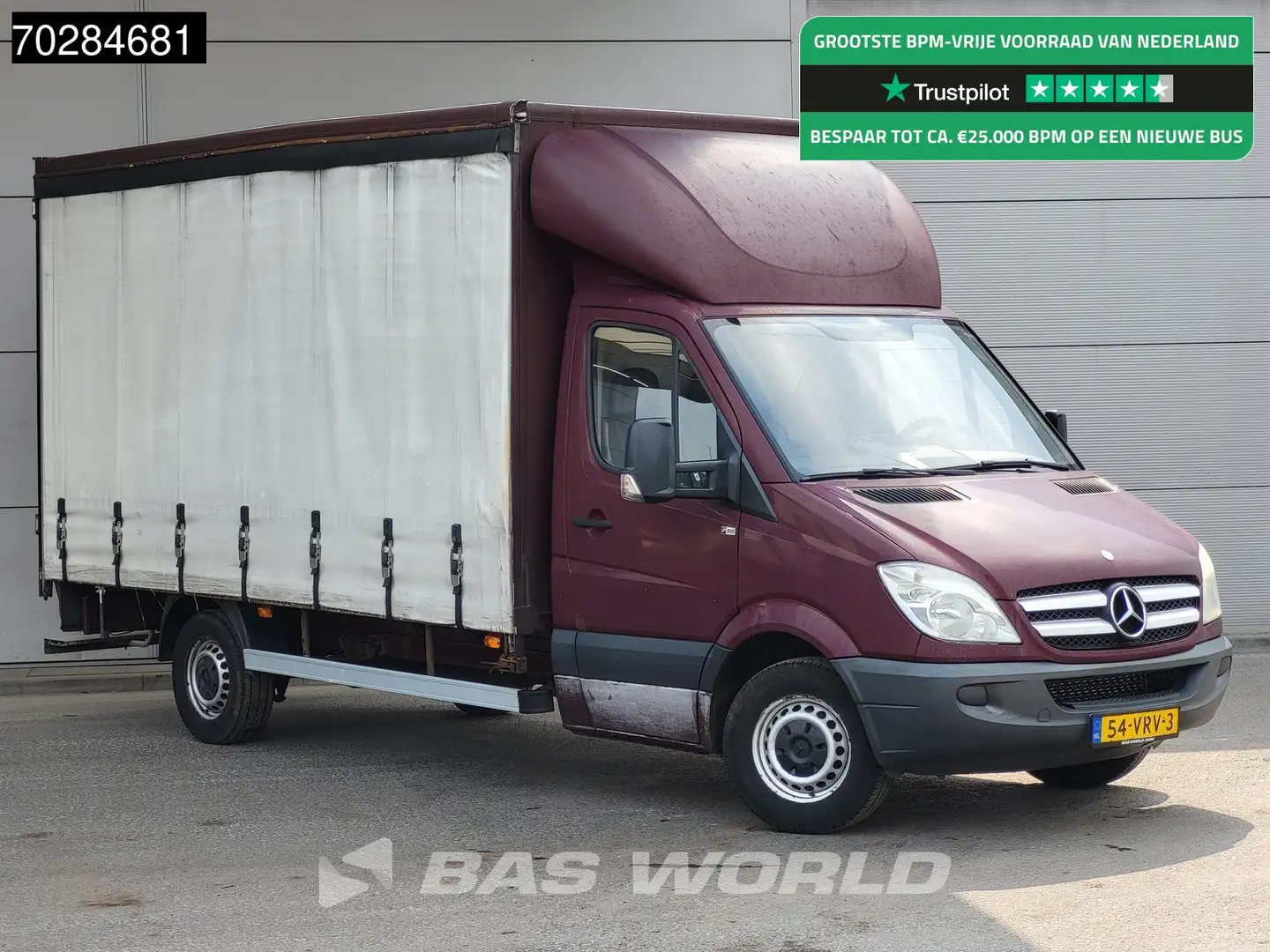 Mercedes-Benz Sprinter 315 CDI Schuifzeilen Bakwagen Lat om Lat APK 11-20 Rood - 1